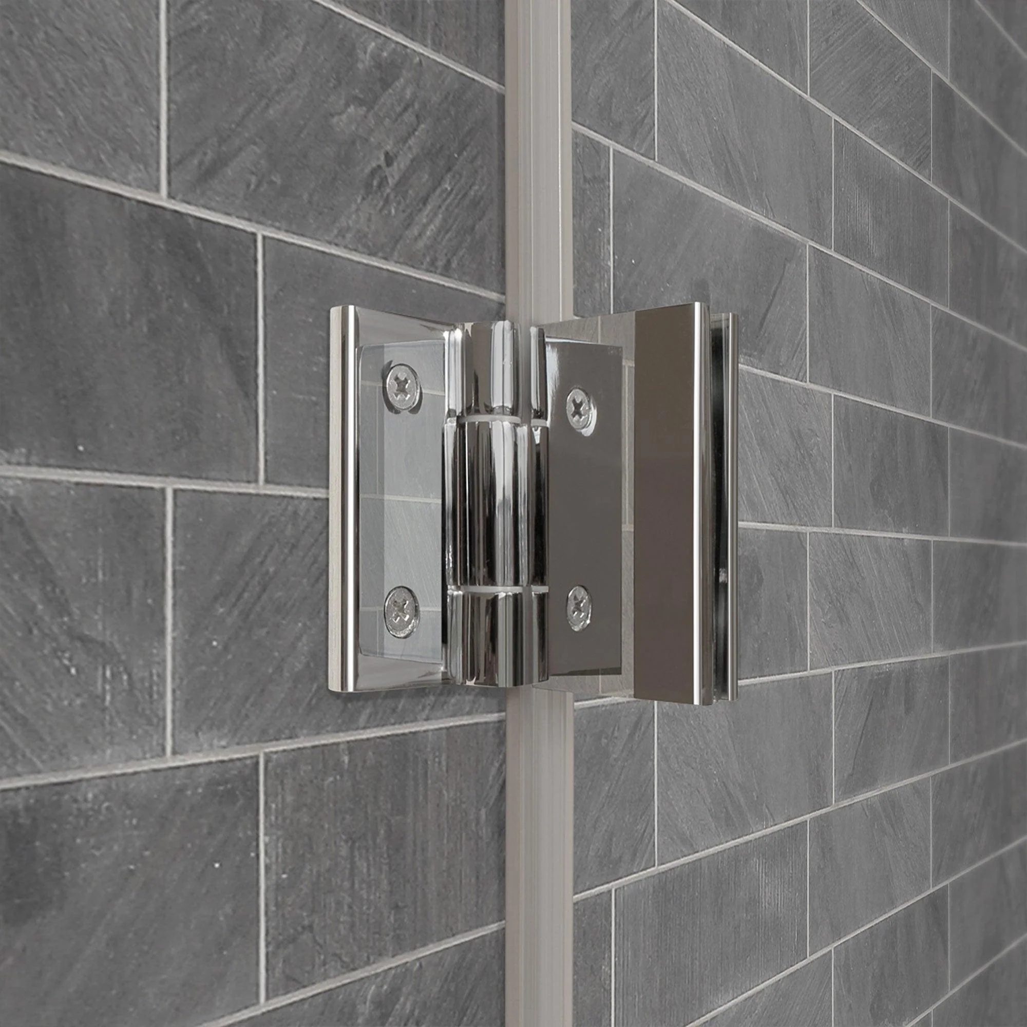 34 W x 58 H  Swing-Out Bathtub Door ULTRA-F Chrome - Image 4