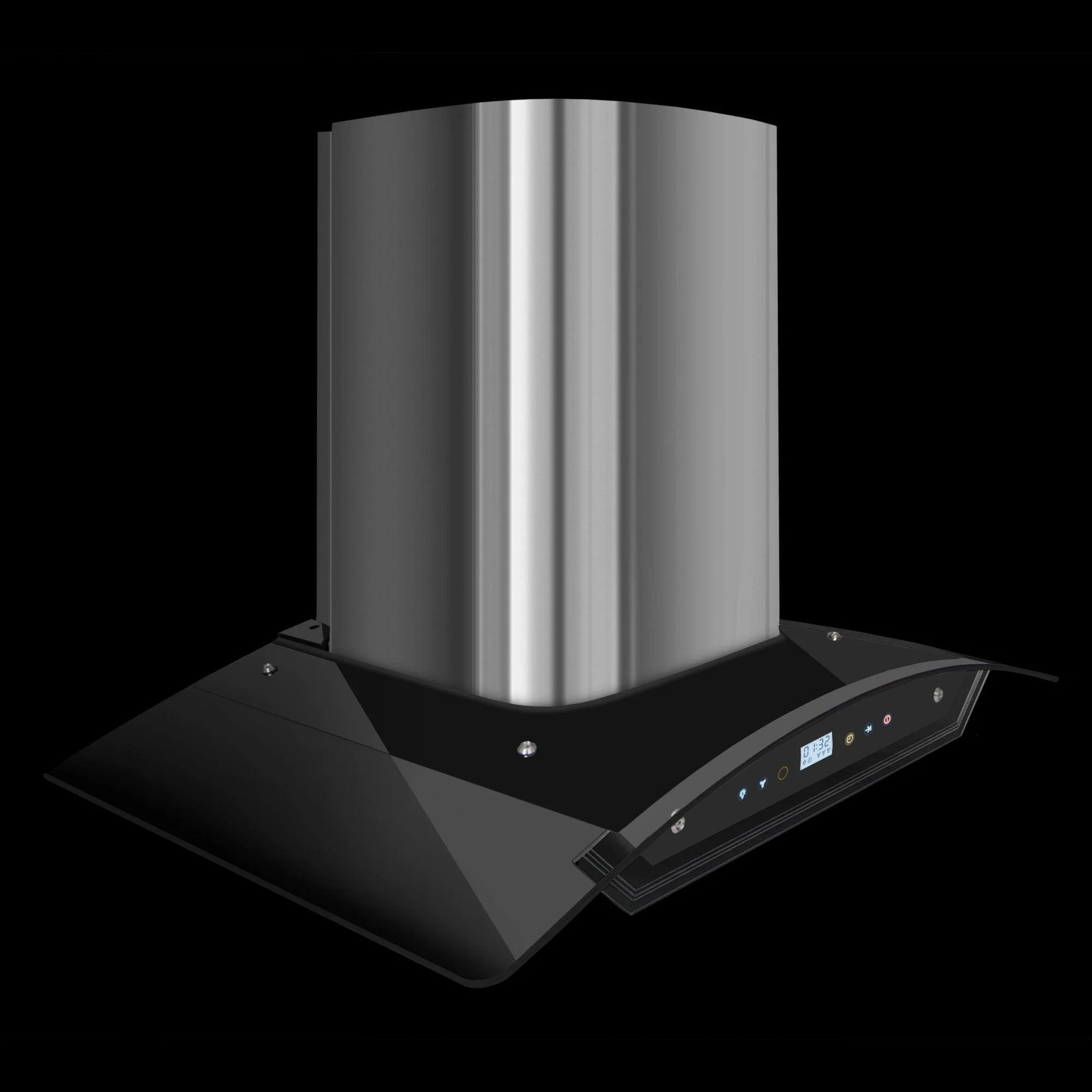 30" Wall Mount Glass Range Hood LH2-30G with LCD - Image 3