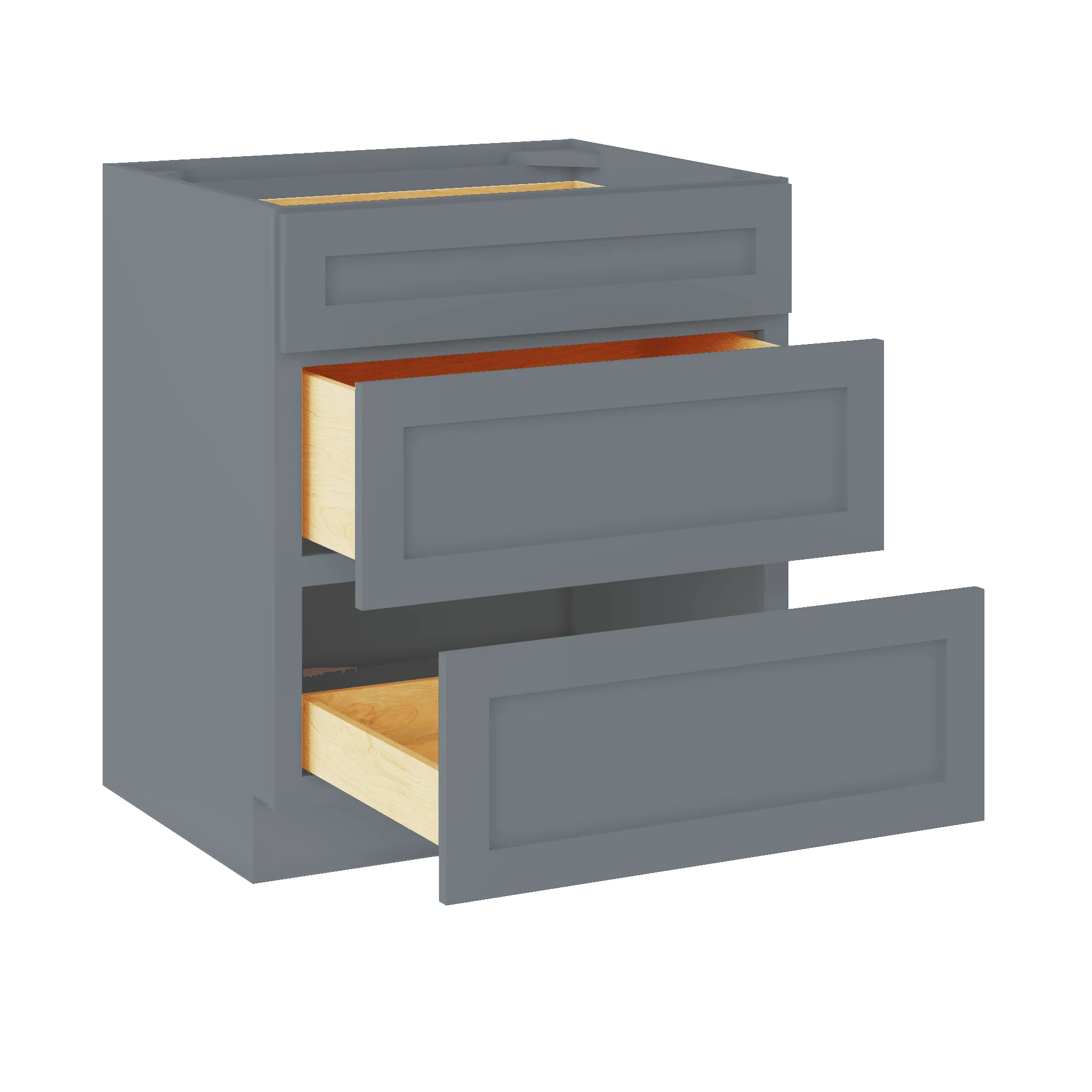 Linen Range Base Kitchen Cabinet LRB30 Colonial Gray LessCare 30 in. width 34.5 in. height 24 in. depth - Image 5