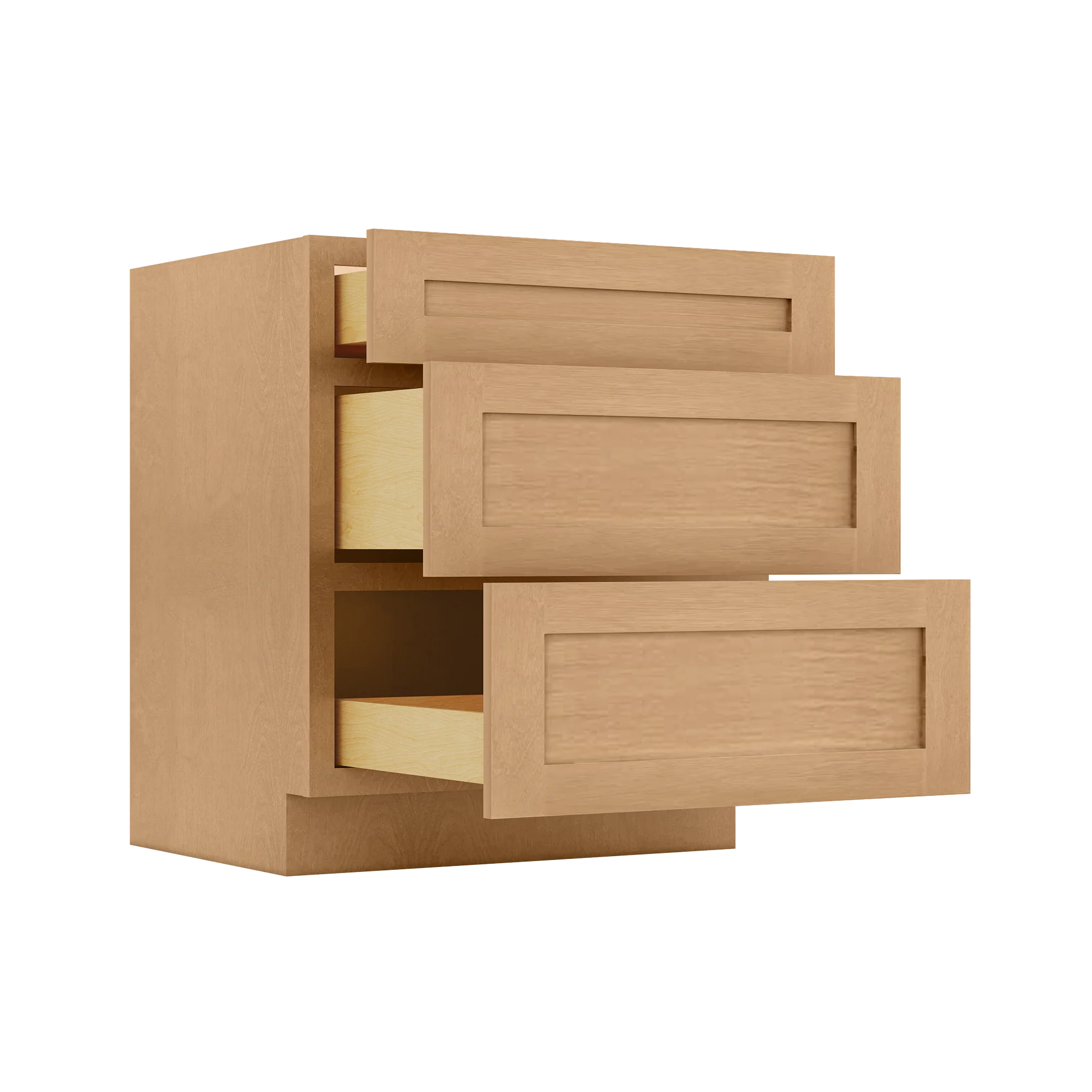 Linen Range Base Kitchen Cabinet LRB30 Shaker Toffee 30 in. width 34.5 in. height 24 in. depth - Image 4