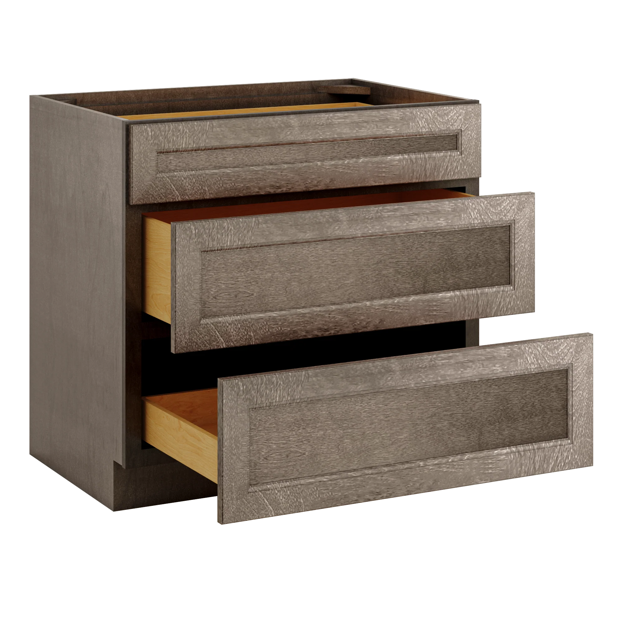 Linen Range Base Kitchen Cabinet LRB36 Milan Slate 36 in. width 34.5 in. height 24 in. depth - Image 4