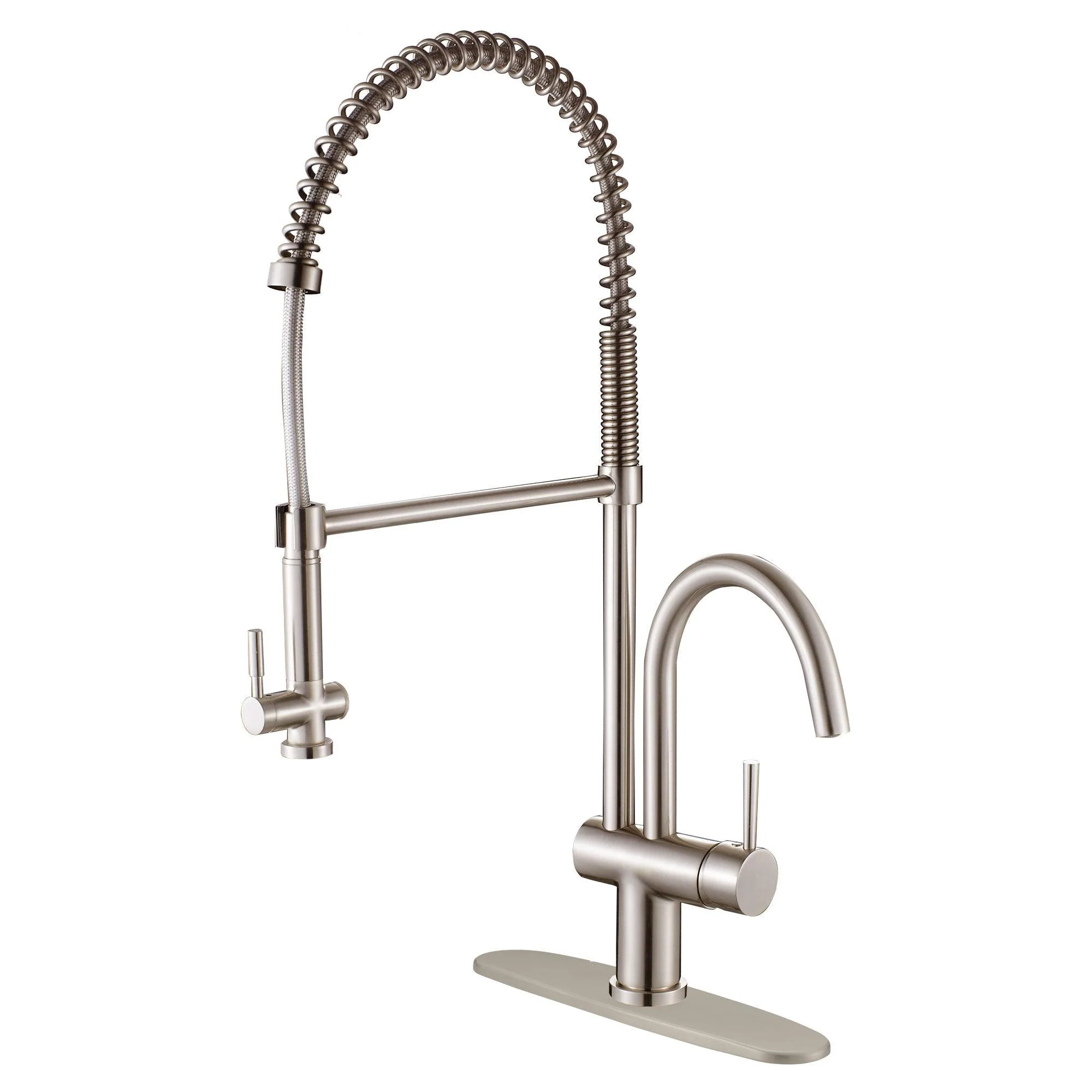 Spring Type Industrial Style Pull-Out Kitchen Faucet LK16B - Image 3
