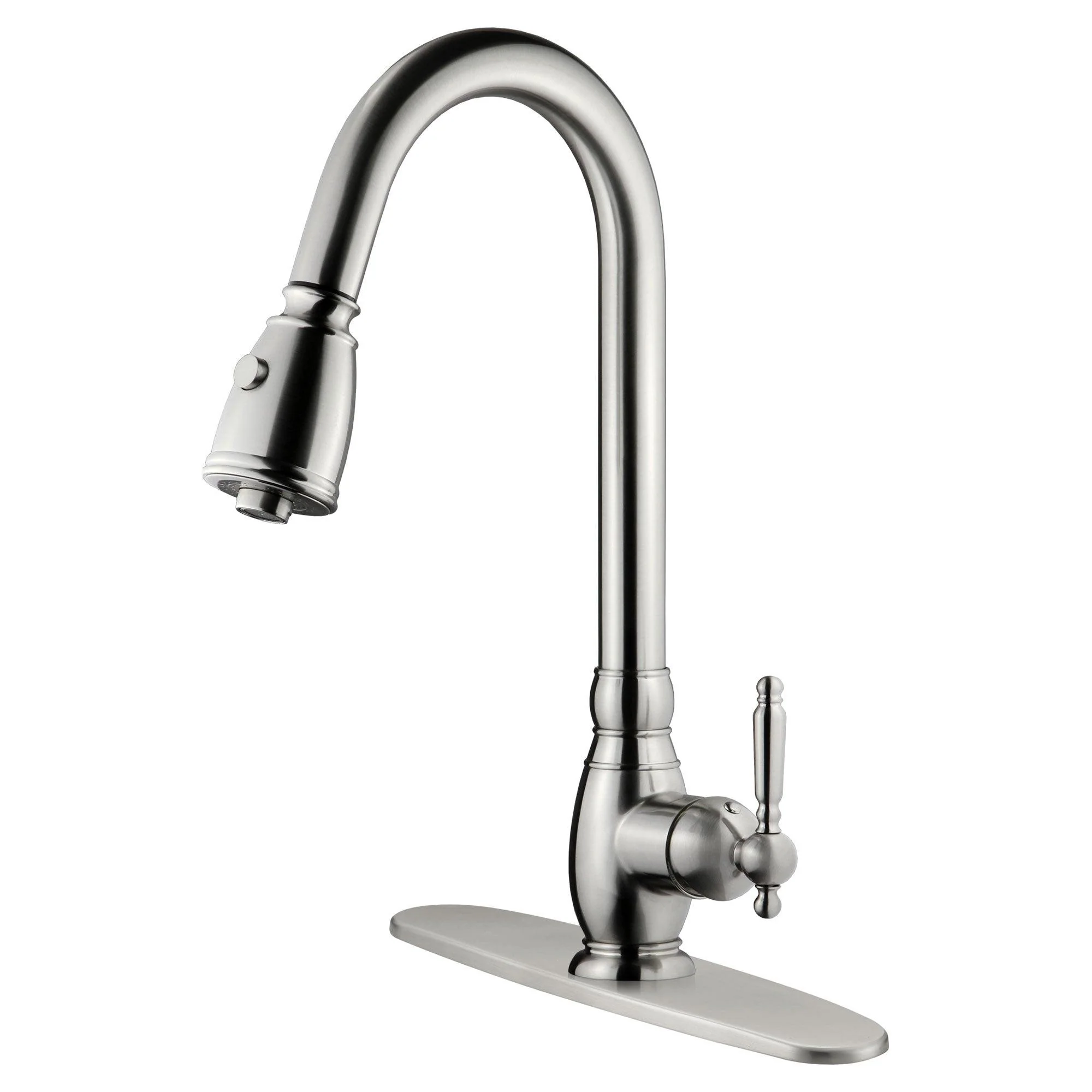 Pull Down Kitchen Faucet LK6B Brushed Nickel - Image 3