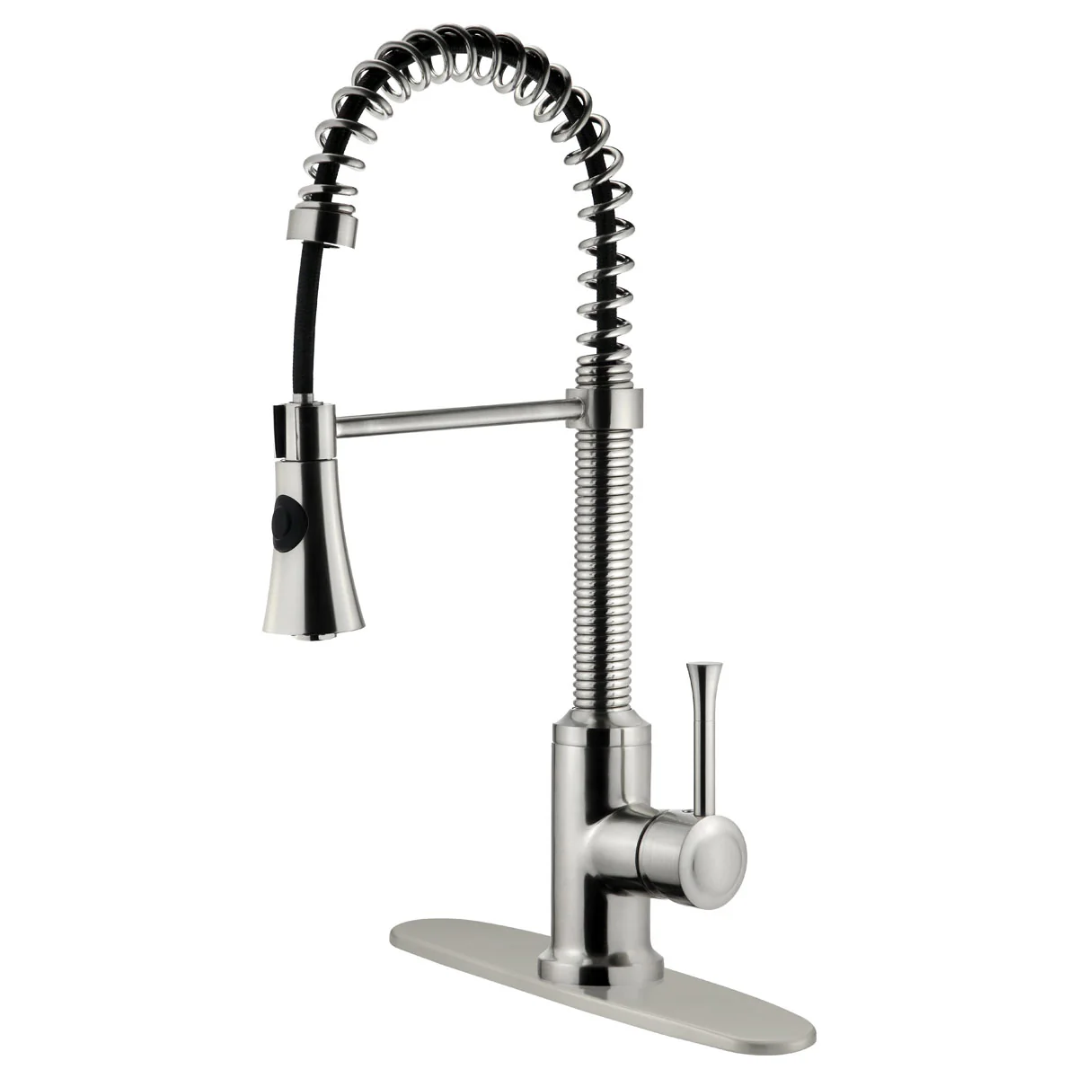 Kitchen Faucet LK9B With Shower Sprayer Brushed Nickel - Image 3