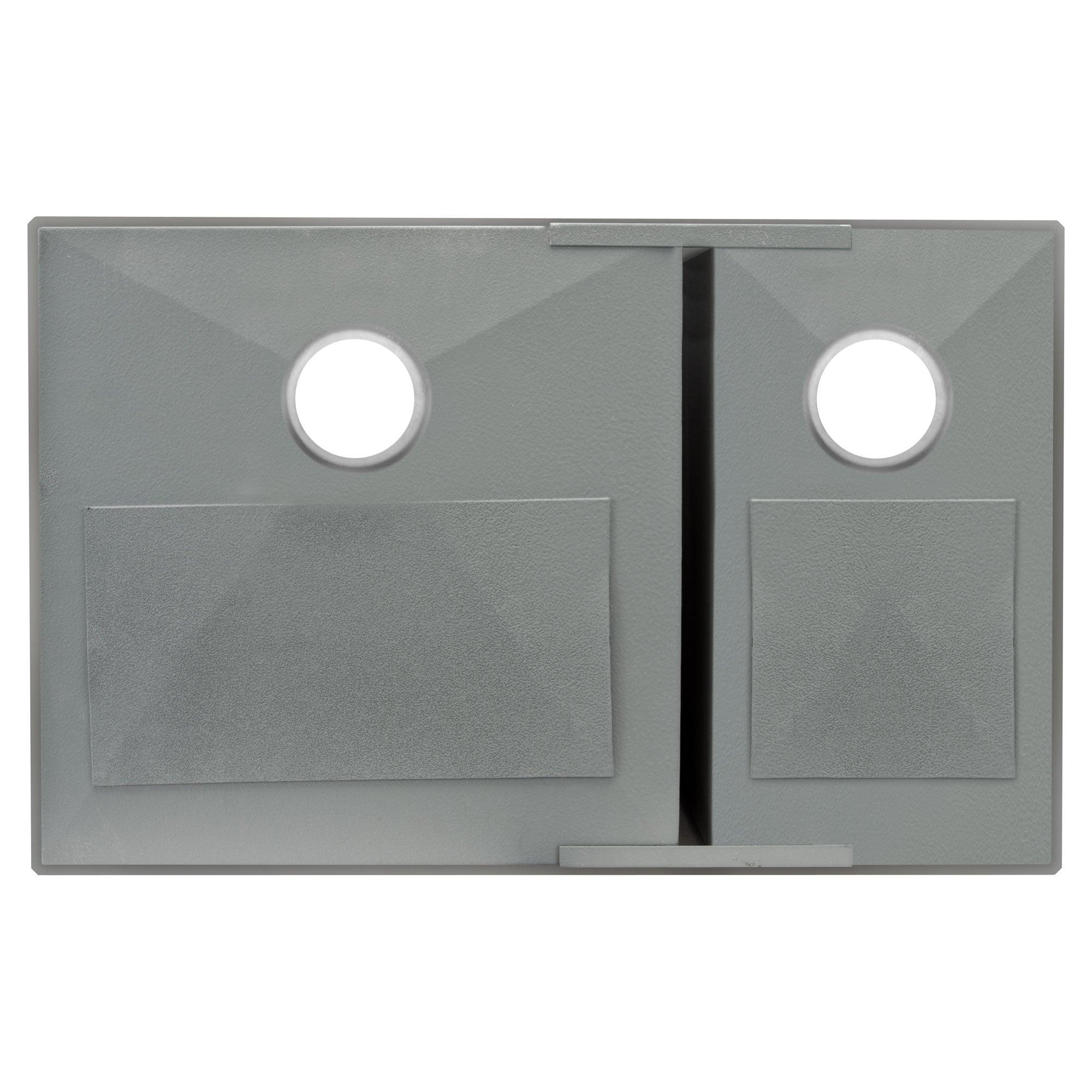 29 in Zero-Radius Undermount Stainless Steel 40/60 Double Bowl Kitchen Sink LP3L - Image 2