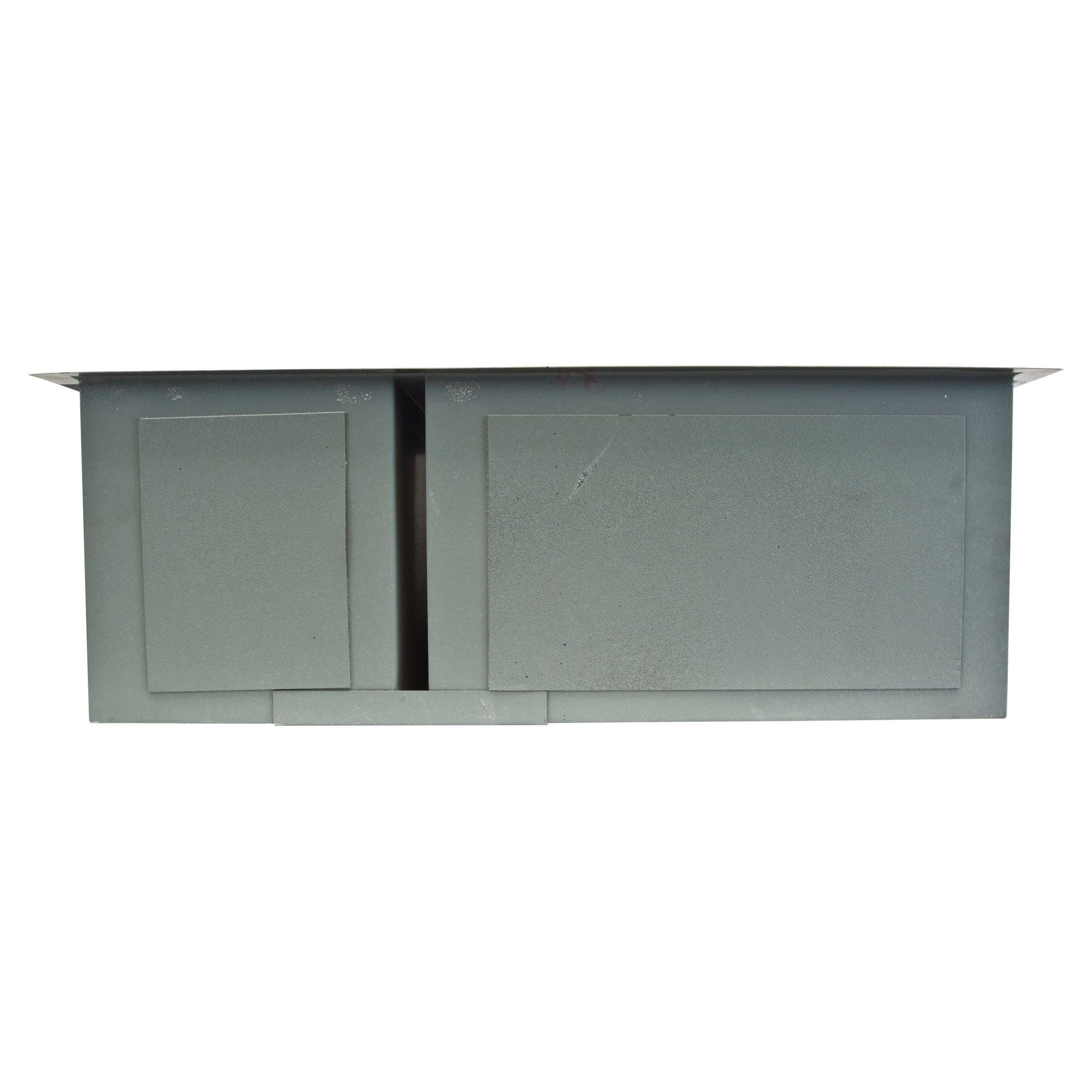 29 in Zero-Radius Undermount Stainless Steel 40/60 Double Bowl Kitchen Sink LP3L - Image 5