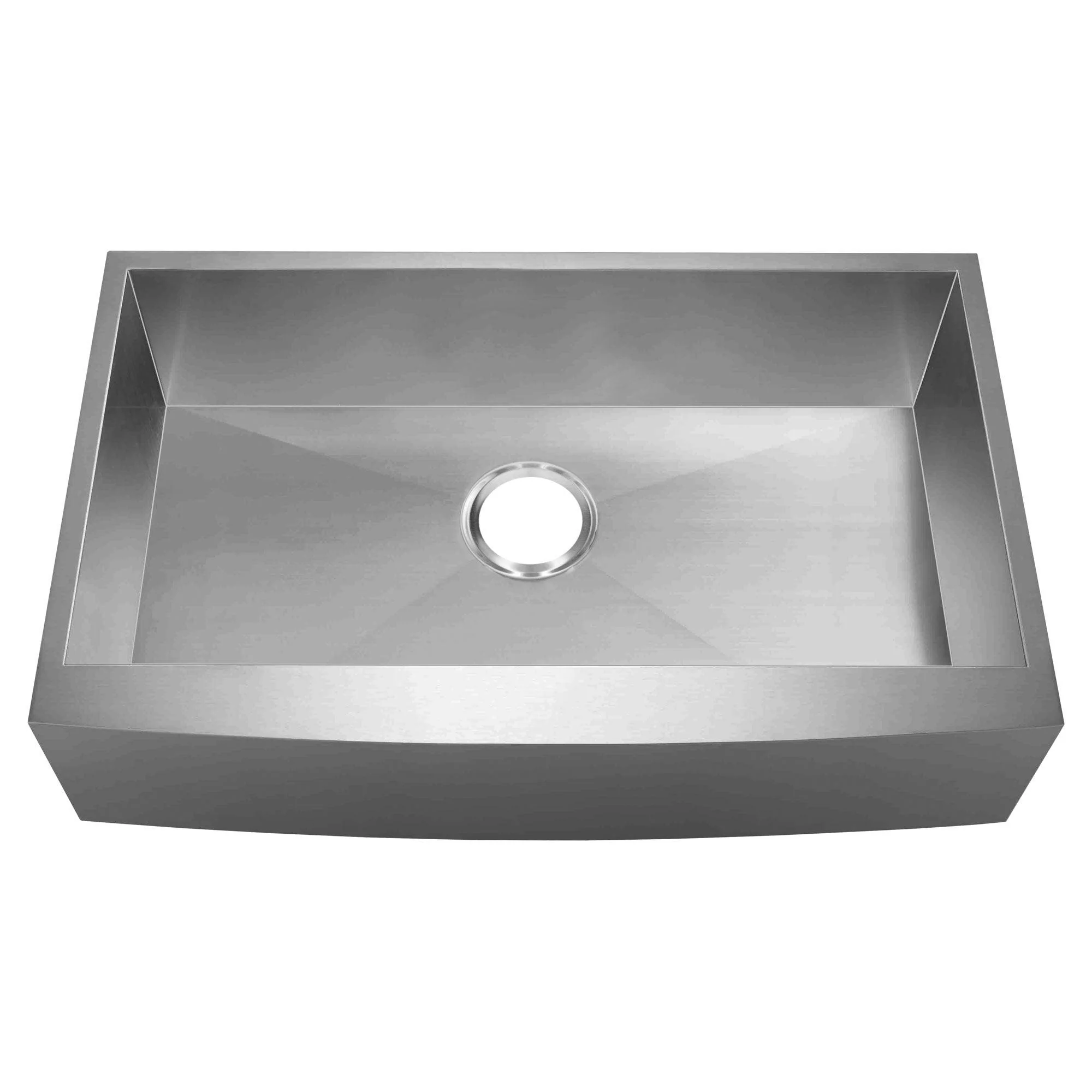 30 in. Farmhouse/Apron-Front Single Bowl 16 Gauge Stainless Steel Kitchen Sink LPF1