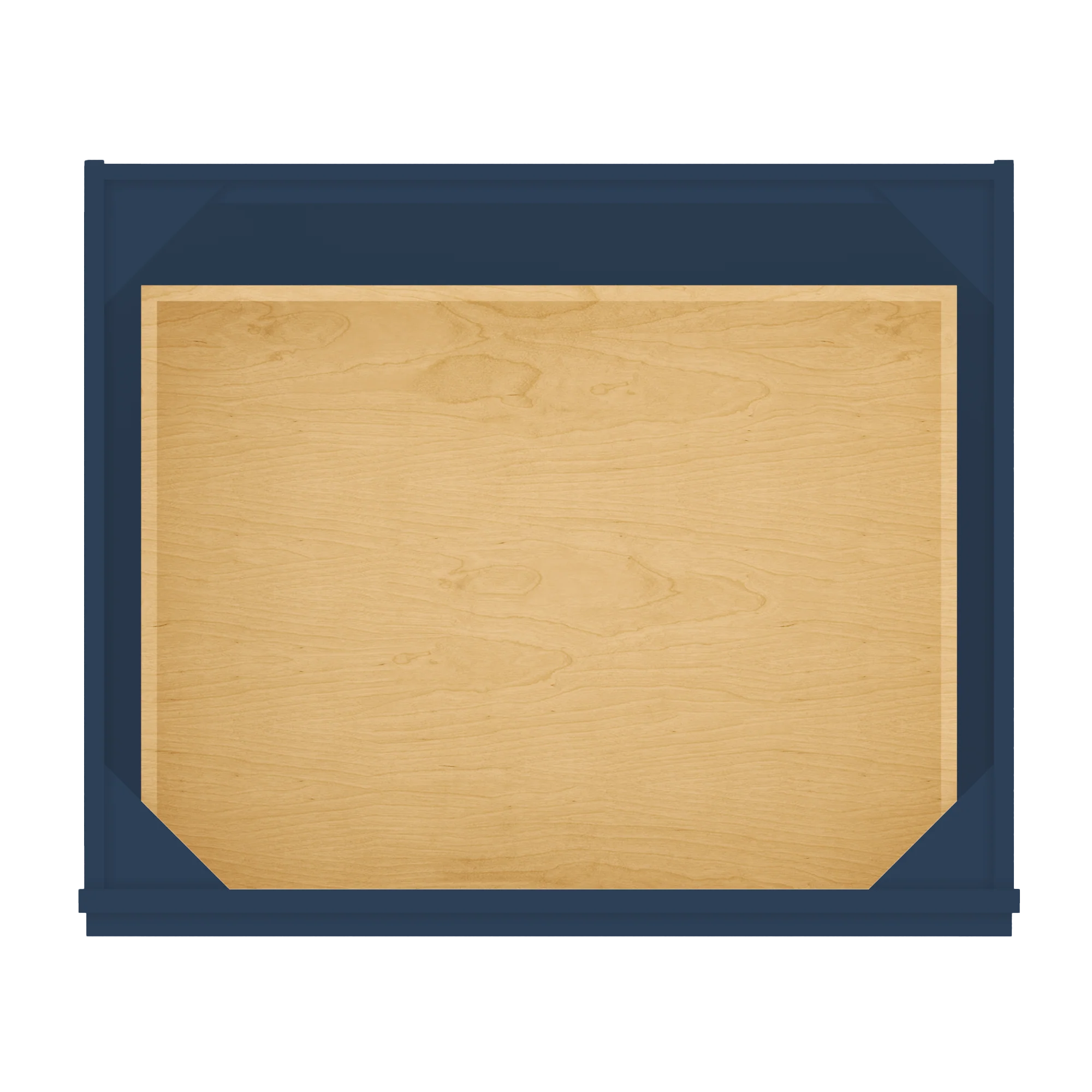 Linen Range Base Kitchen Cabinet LRB30 Danbury Blue LessCare 30 in. width 34.5 in. height 24 in. depth - Image 6