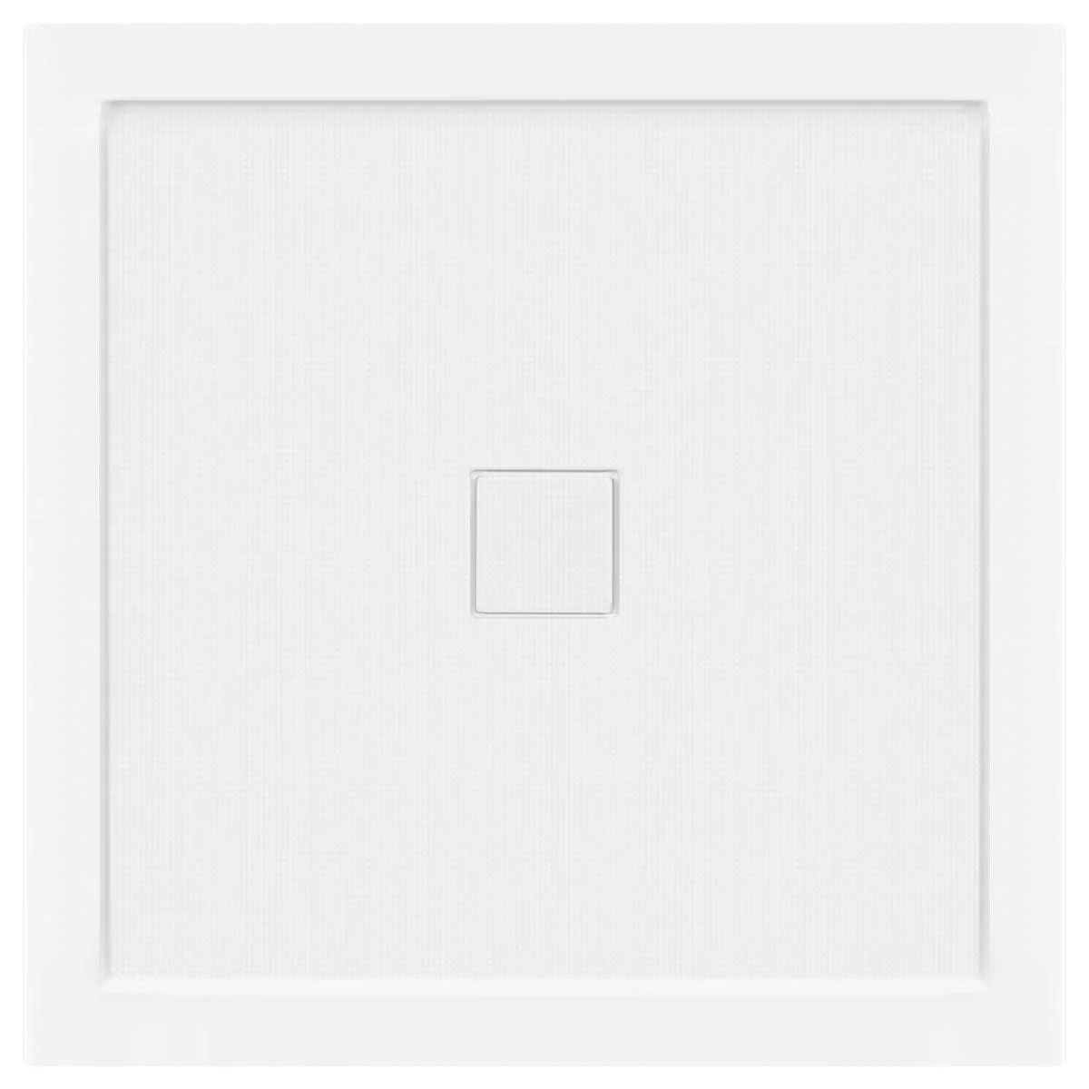 36 in x 36 in Single/Double Threshold Shower Base Pan with Center Drain