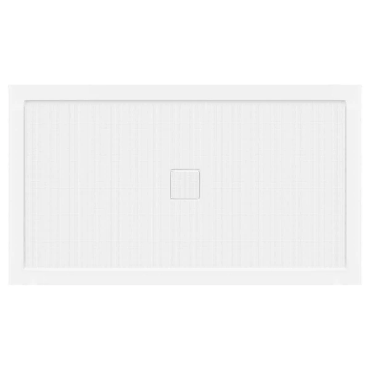 60 in x 34 in Single/Double Threshold Shower Base Pan with Center Drain