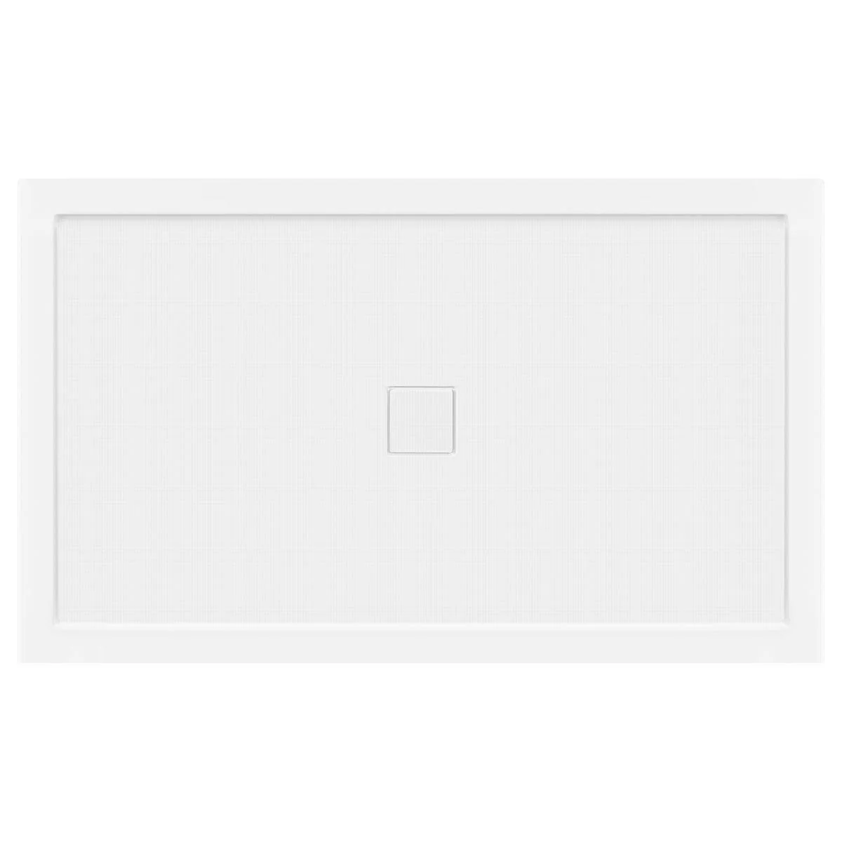 60 in x 36 in Single/Double Threshold Shower Base Pan with Center Drain