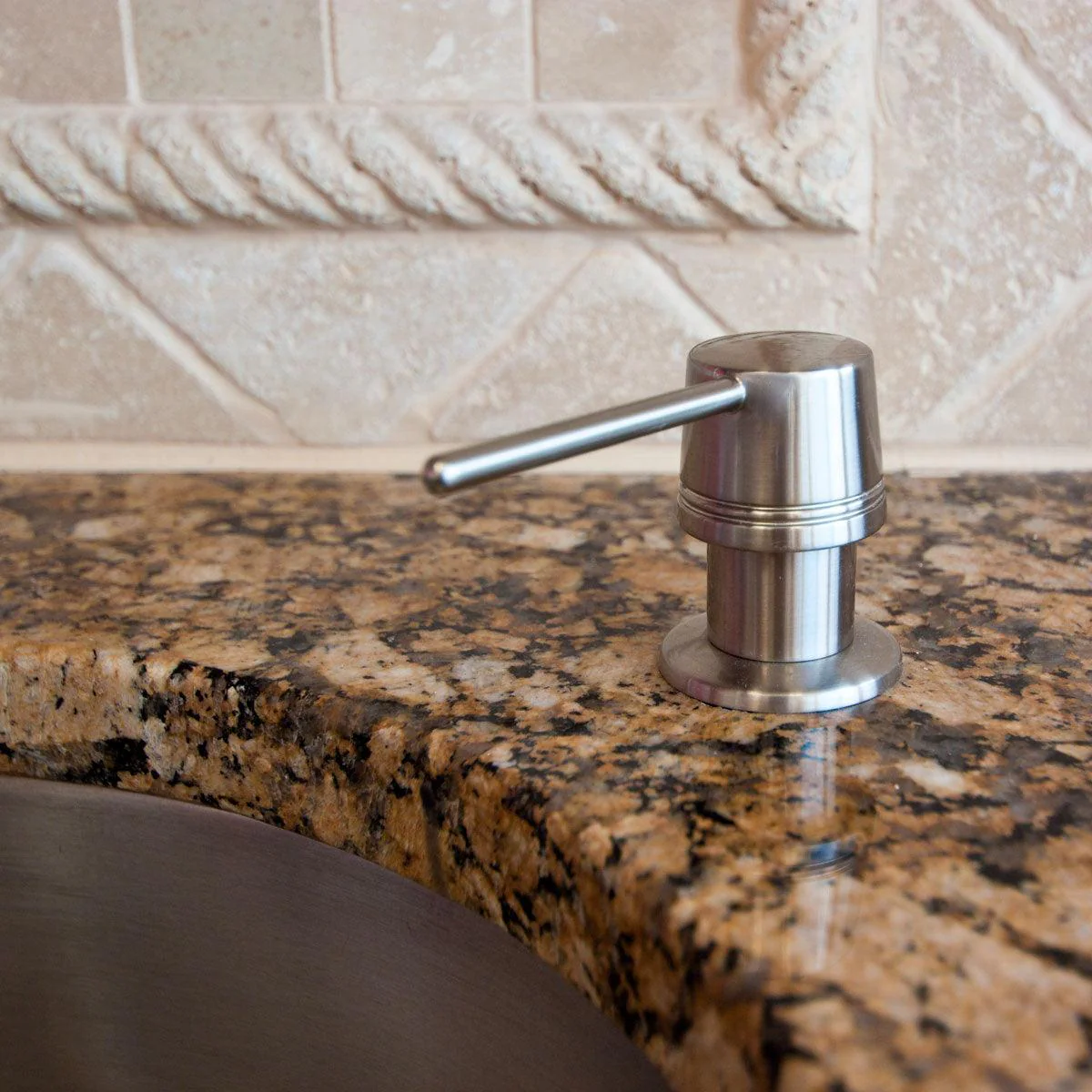 Soap Dispenser LSDB Brushed Nickel Finish - Image 2