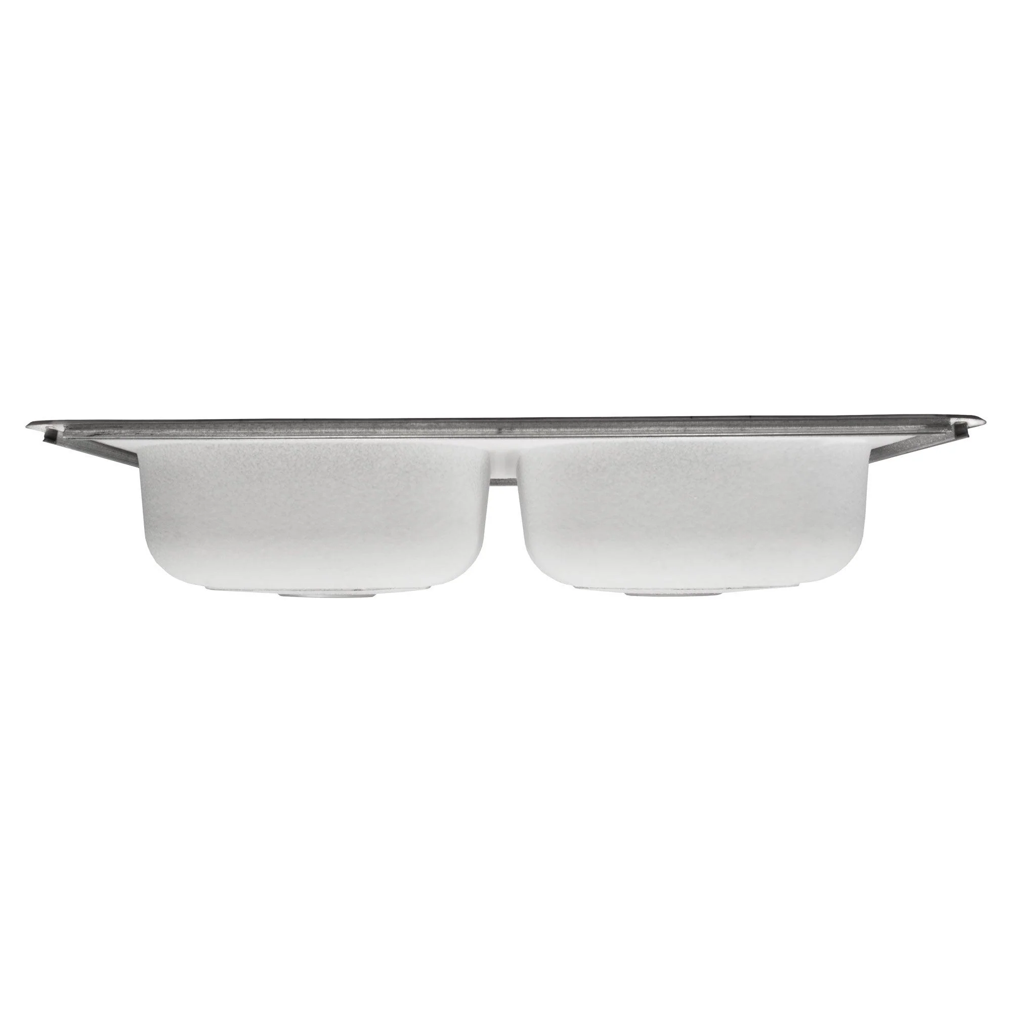 33 in. Drop-In 50/50 Double Bowl 20 Gauge Stainless Steel Kitchen Sink LTD64 - Image 5
