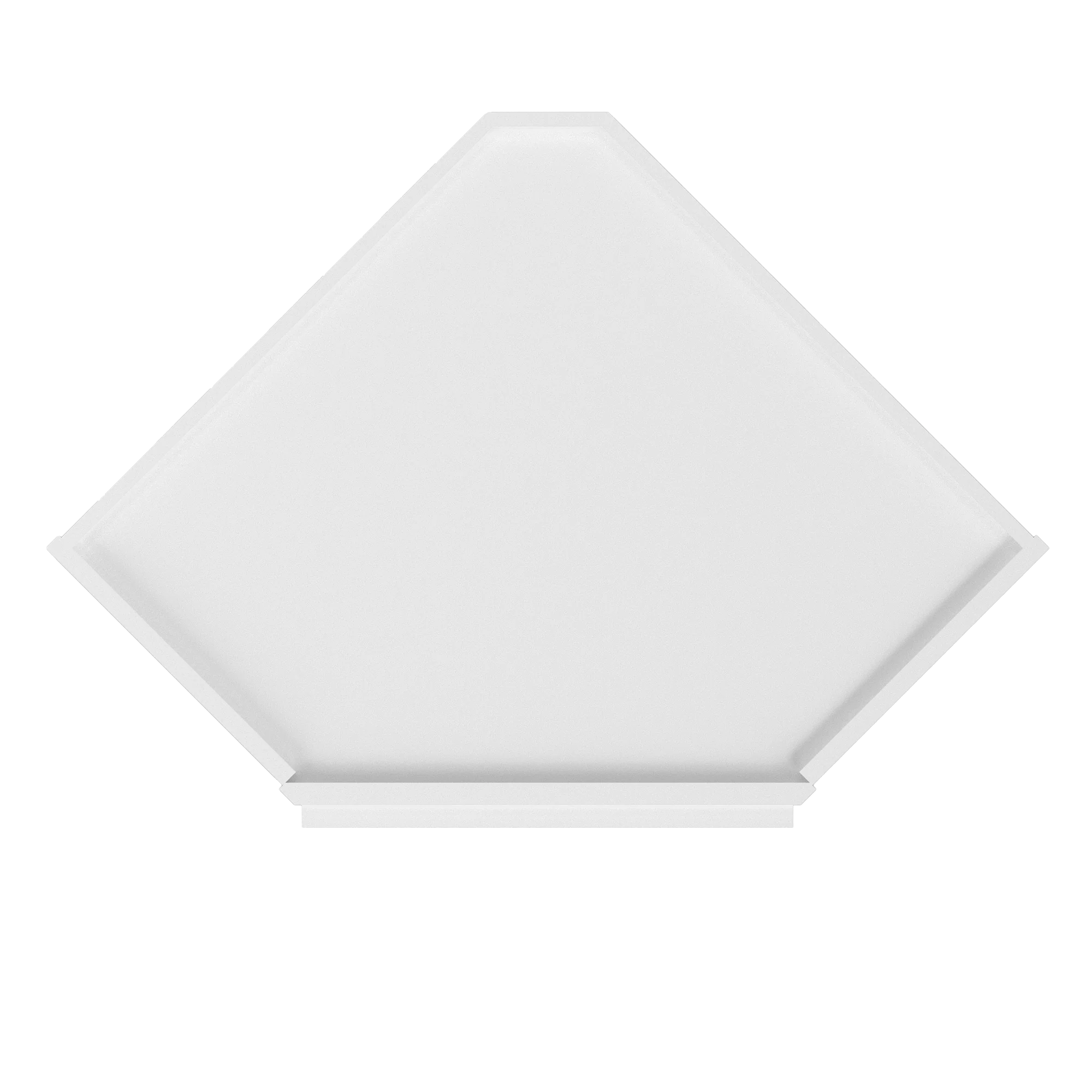 Frosted Glass Diagonal Corner Wall Kitchen Cabinet DCMD2430 Alpina White LessCare 24 in. width 30 in. height 12 in. depth - Image 6