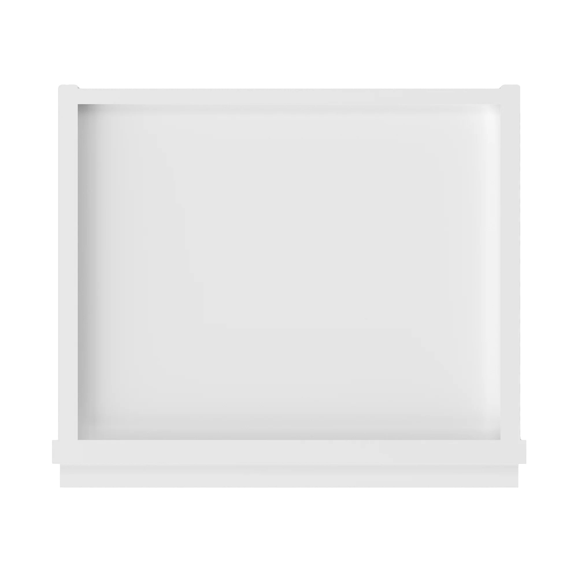 Frosted Glass Door Wall Kitchen Cabinet WMD1530 Alpina White LessCare 15 in. width 30 in. height 12 in. depth - Image 6