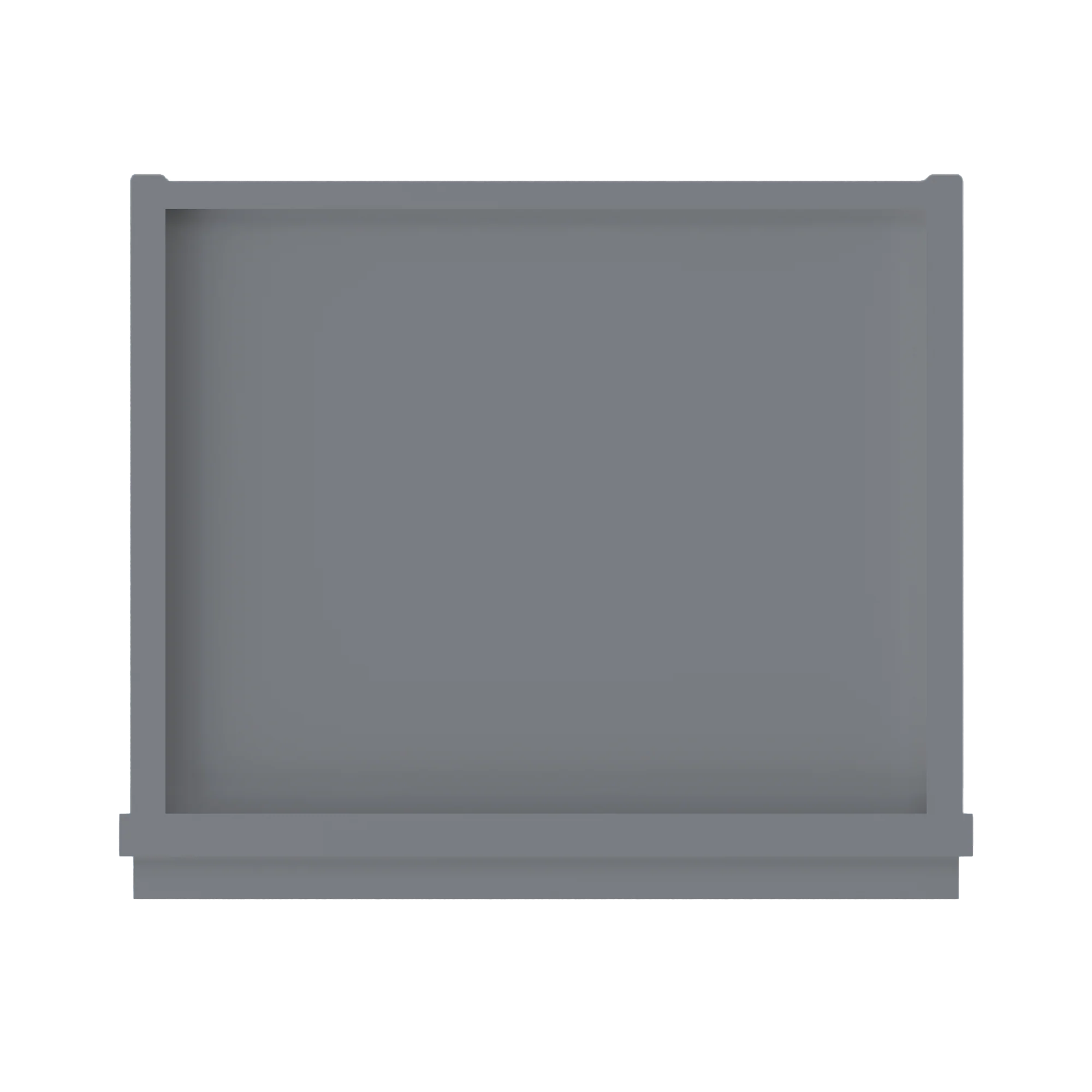Frosted Glass Door Wall Kitchen Cabinet WMD1530 Colonial Gray LessCare 15 in. width 30 in. height 12 in. depth - Image 6