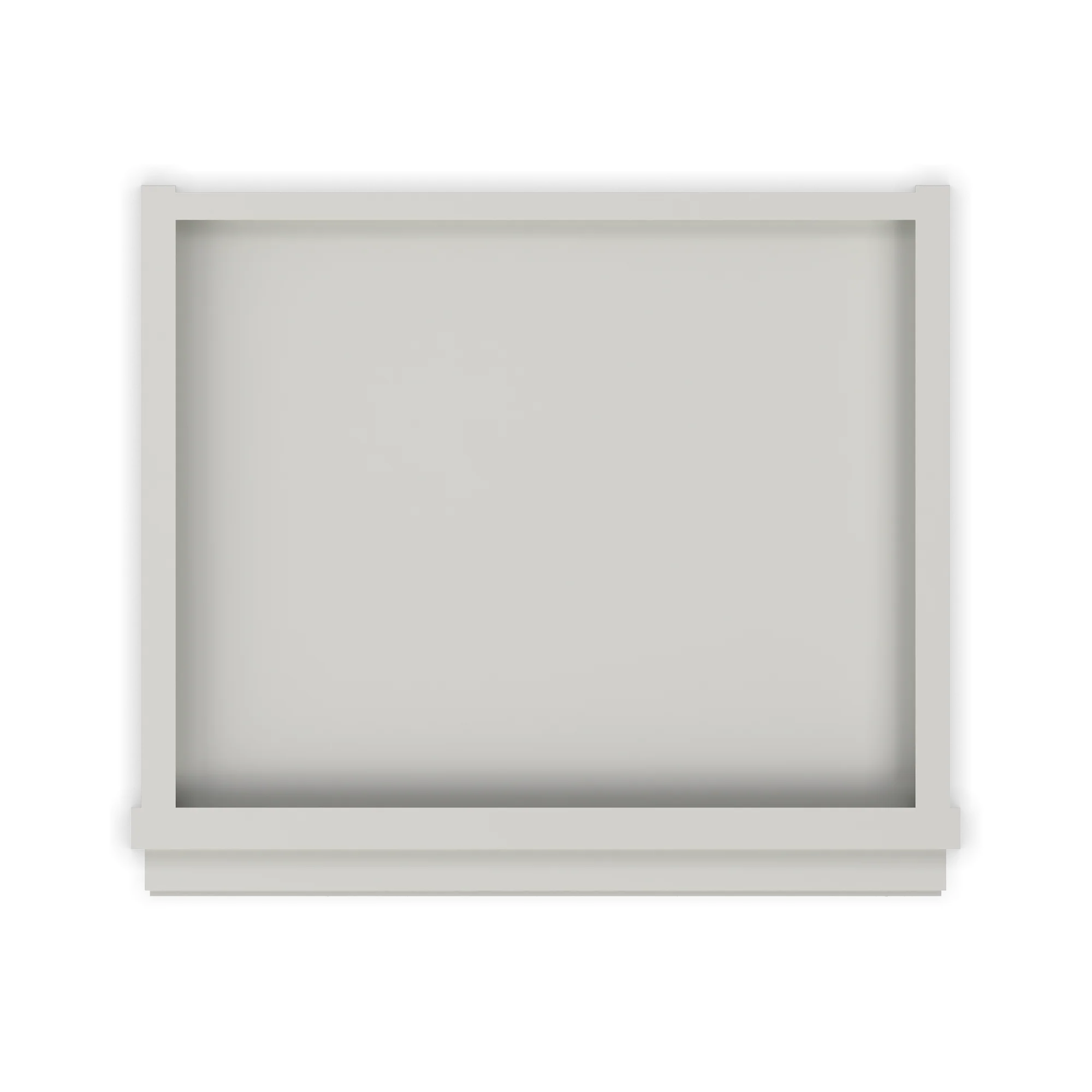 Frosted Glass Door Wall Kitchen Cabinet WMD1530 15 in. width 30 in. height 12 in. depth - Milan Pearl - Image 6