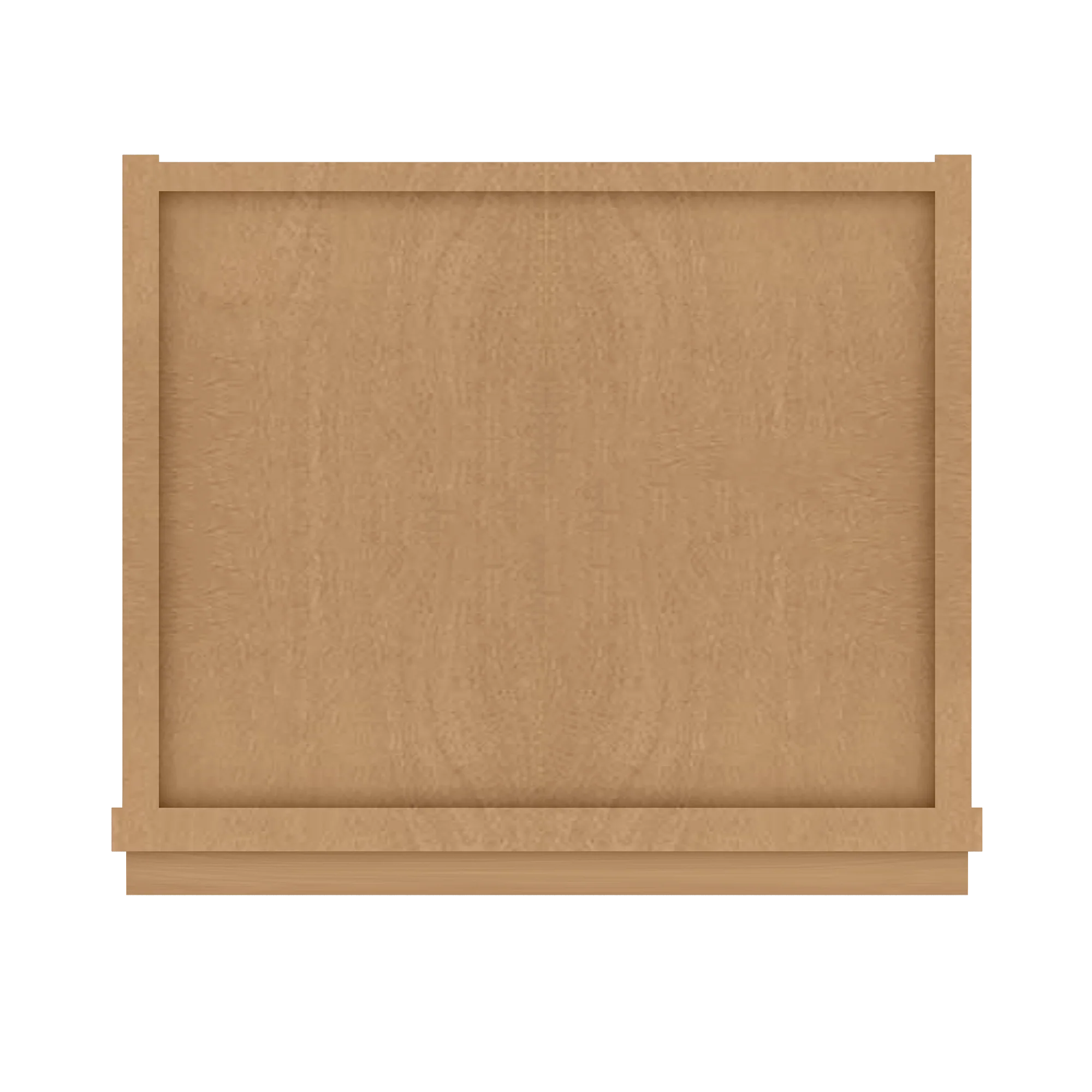 Frosted Glass Door Wall Kitchen Cabinet WMD1530 Shaker Toffee 15 in. width 30 in. height 12 in. depth - Image 6