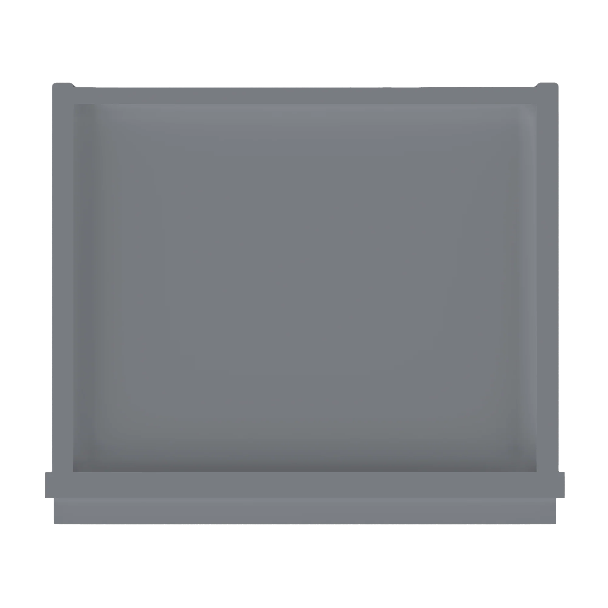 Frosted Glass Door Wall Kitchen Cabinet WMD1536 Colonial Gray LessCare 15 in. width 36 in. height 12 in. depth - Image 6