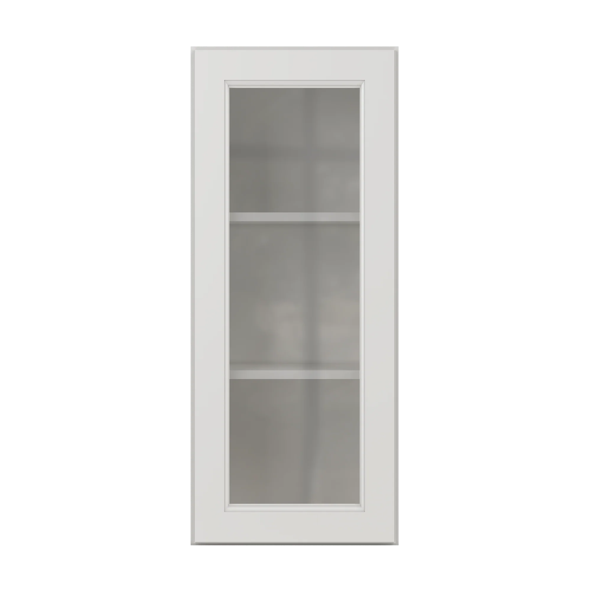 Frosted Glass Door Wall Kitchen Cabinet WMD1536 Milan Pearl 15 in. width 36 in. height 12 in. depth - Image 3