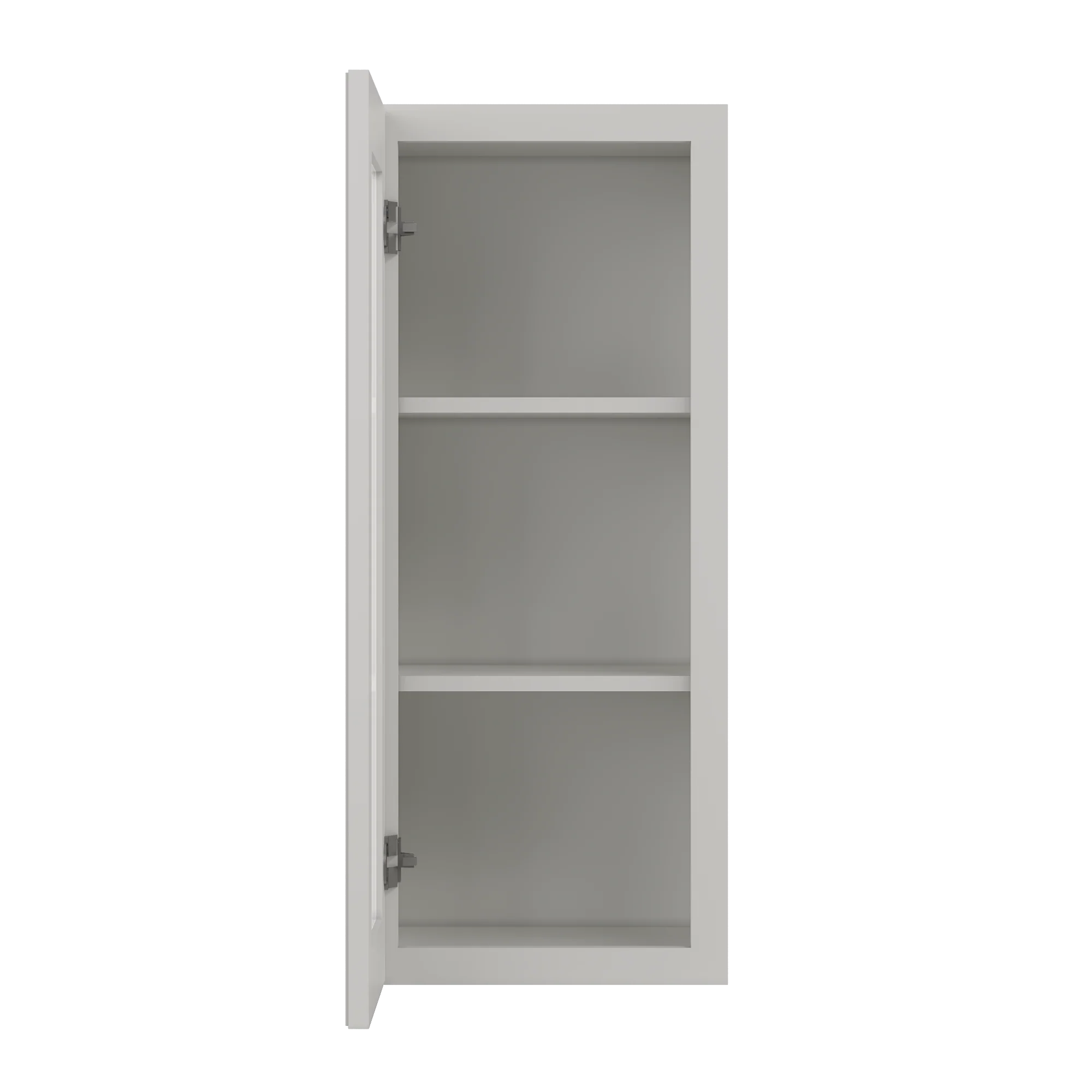 Frosted Glass Door Wall Kitchen Cabinet WMD1536 Milan Pearl 15 in. width 36 in. height 12 in. depth - Image 5