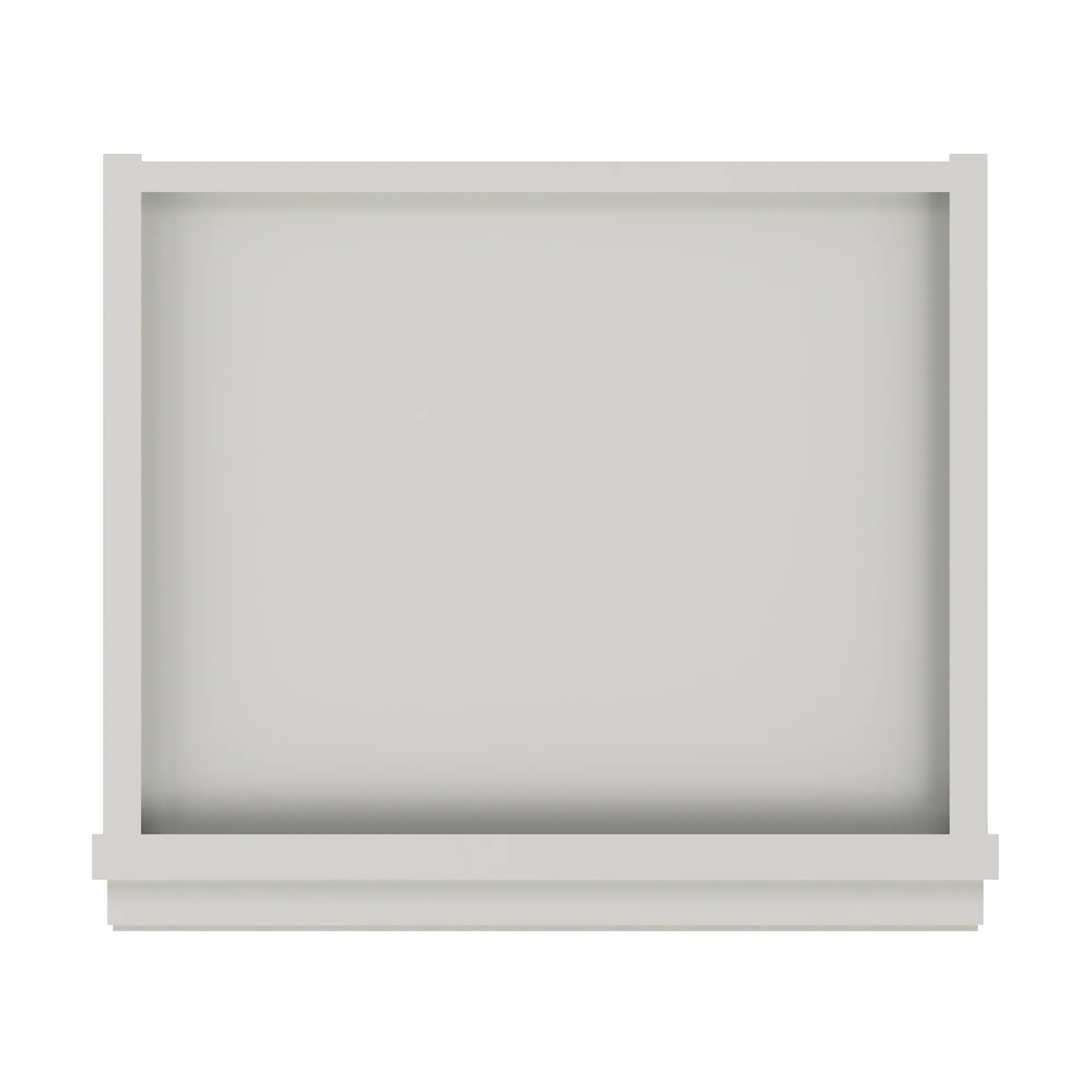 Frosted Glass Door Wall Kitchen Cabinet WMD1536 Milan Pearl 15 in. width 36 in. height 12 in. depth - Image 6