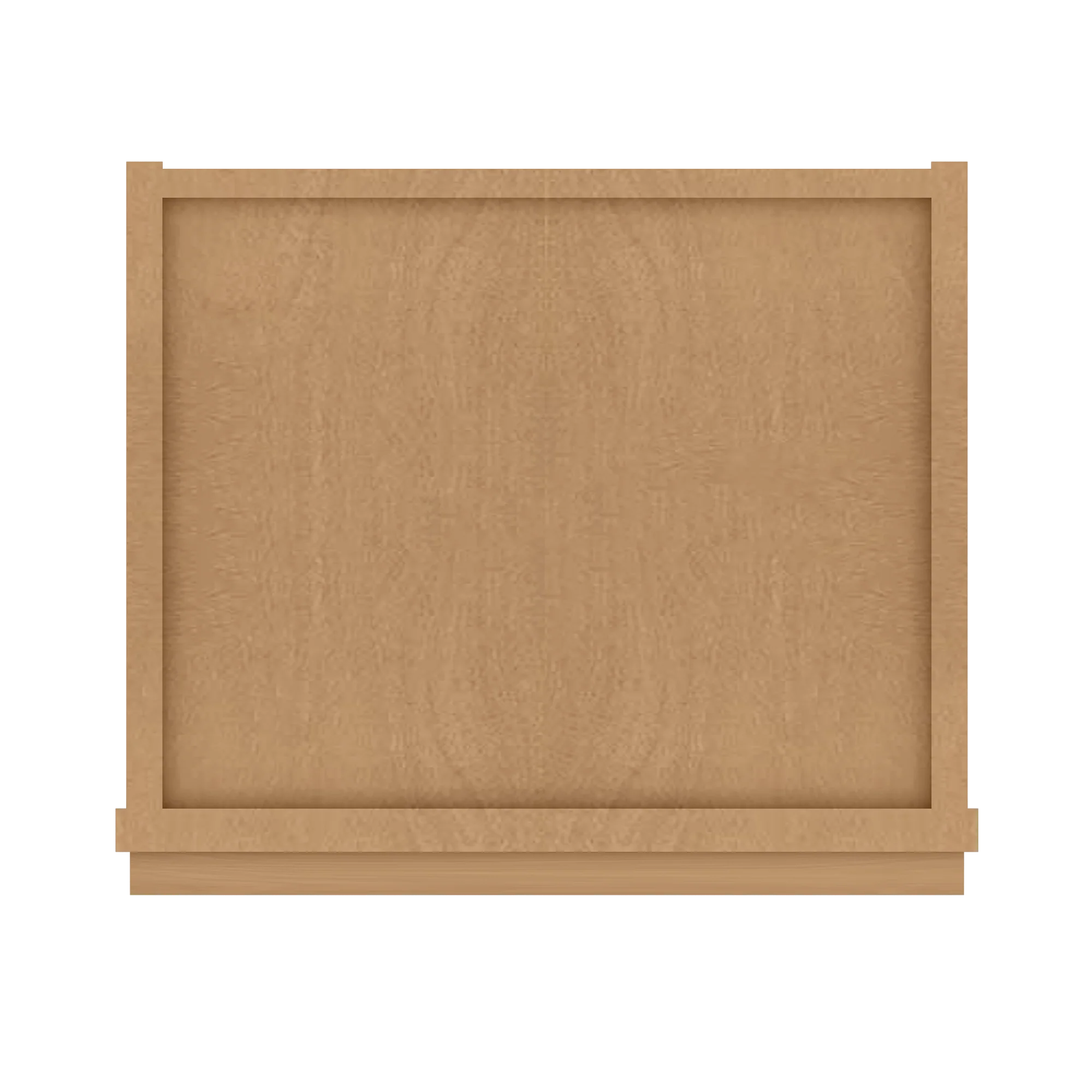 Frosted Glass Door Wall Kitchen Cabinet WMD1536 Shaker Toffee 15 in. width 36 in. height 12 in. depth - Image 6