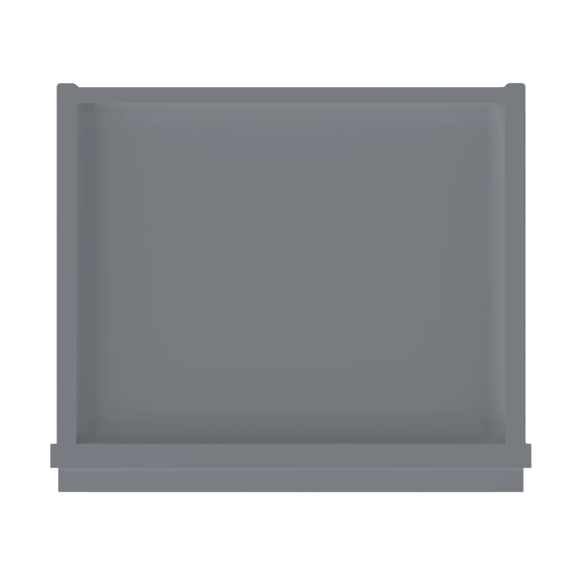Frosted Glass Door Wall Kitchen Cabinet WMD1542 Colonial Gray LessCare 15 in. width 42 in. height 12 in. depth - Image 6
