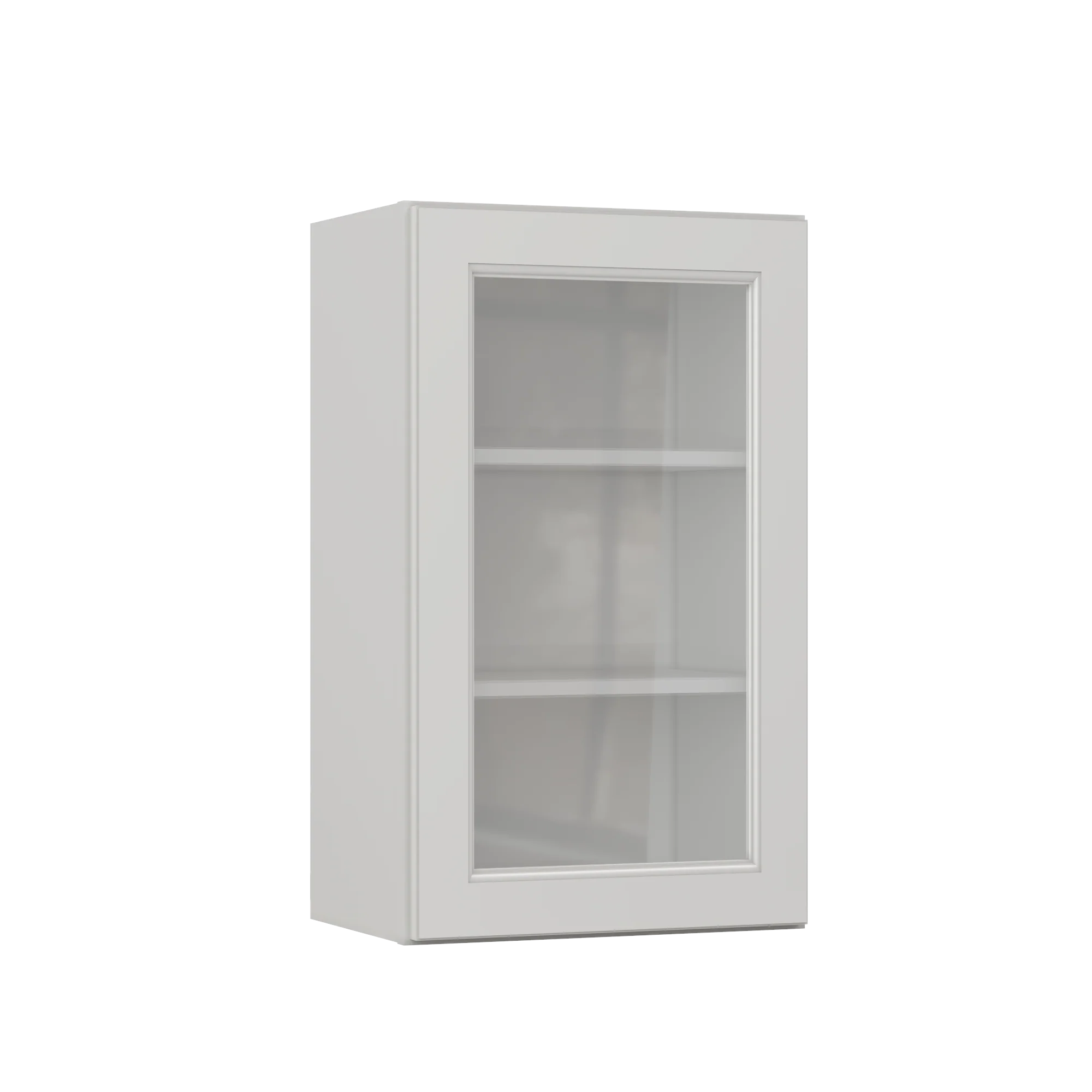 Frosted Glass Door Wall Kitchen Cabinet WMD1830 Milan Pearl 18 in. width 30 in. height 12 in. depth - Image 2