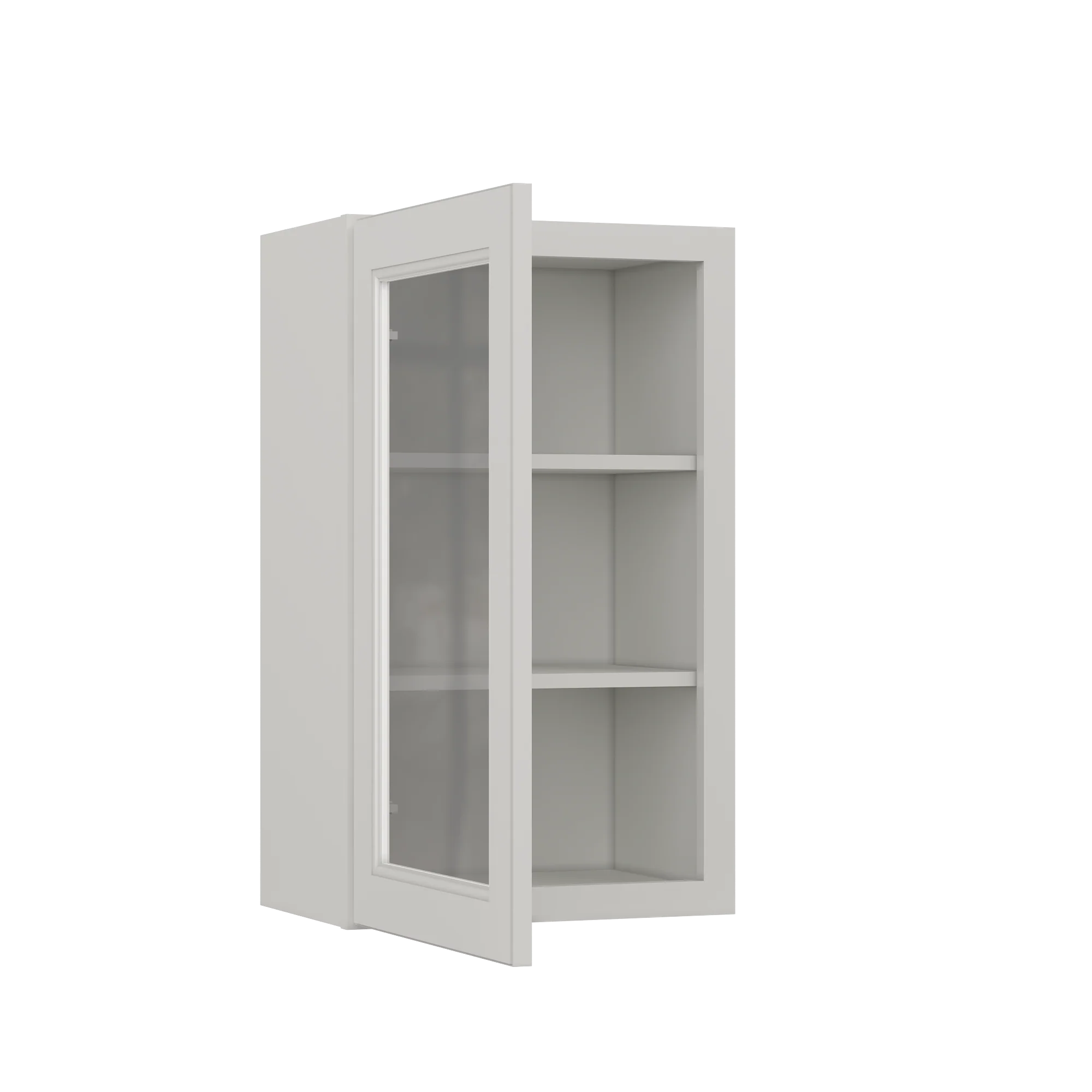 Frosted Glass Door Wall Kitchen Cabinet WMD1830 Milan Pearl 18 in. width 30 in. height 12 in. depth - Image 4