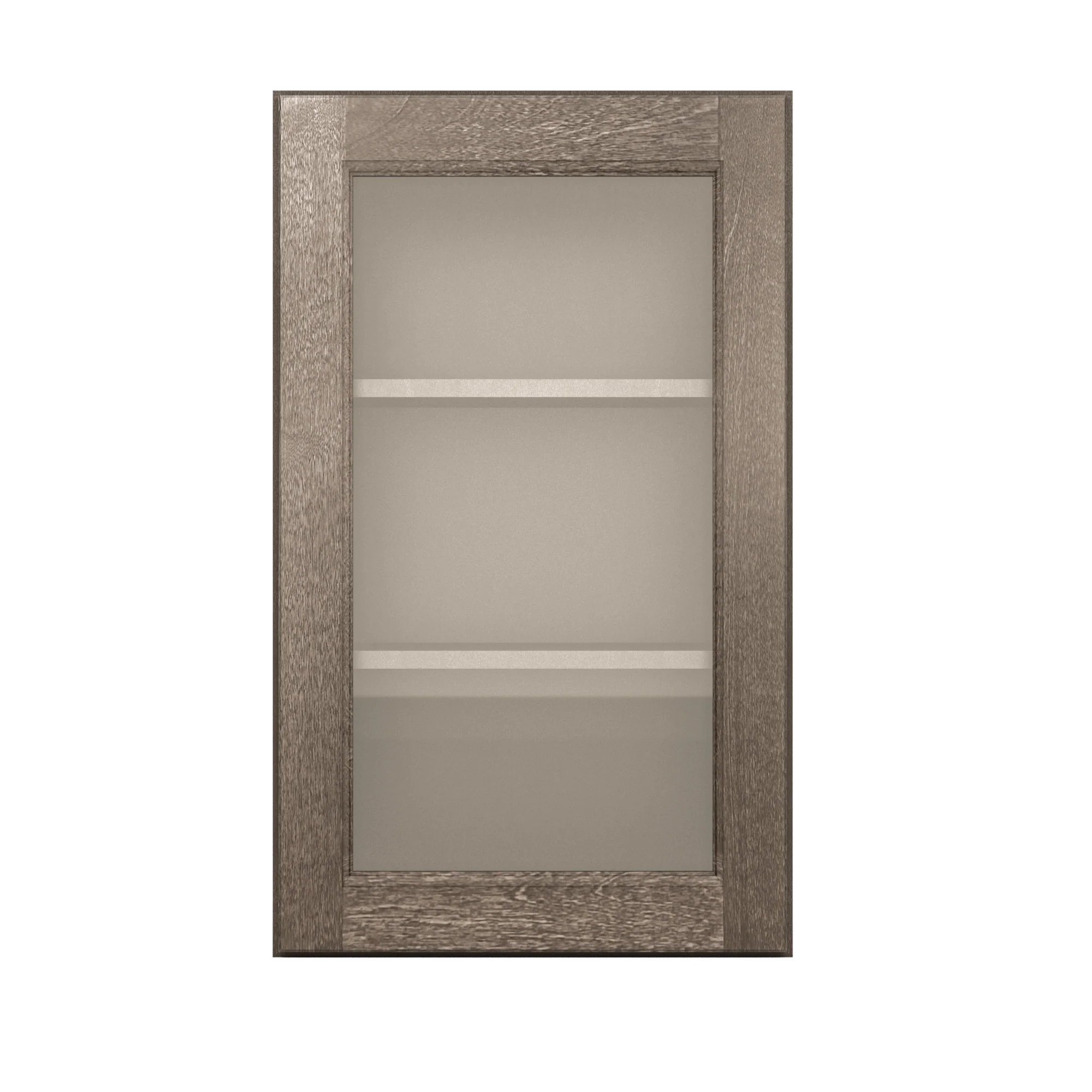 Frosted Glass Door Wall Kitchen Cabinet WMD1830 Milan Slate 18 in. width 30 in. height 12 in. depth - Image 3