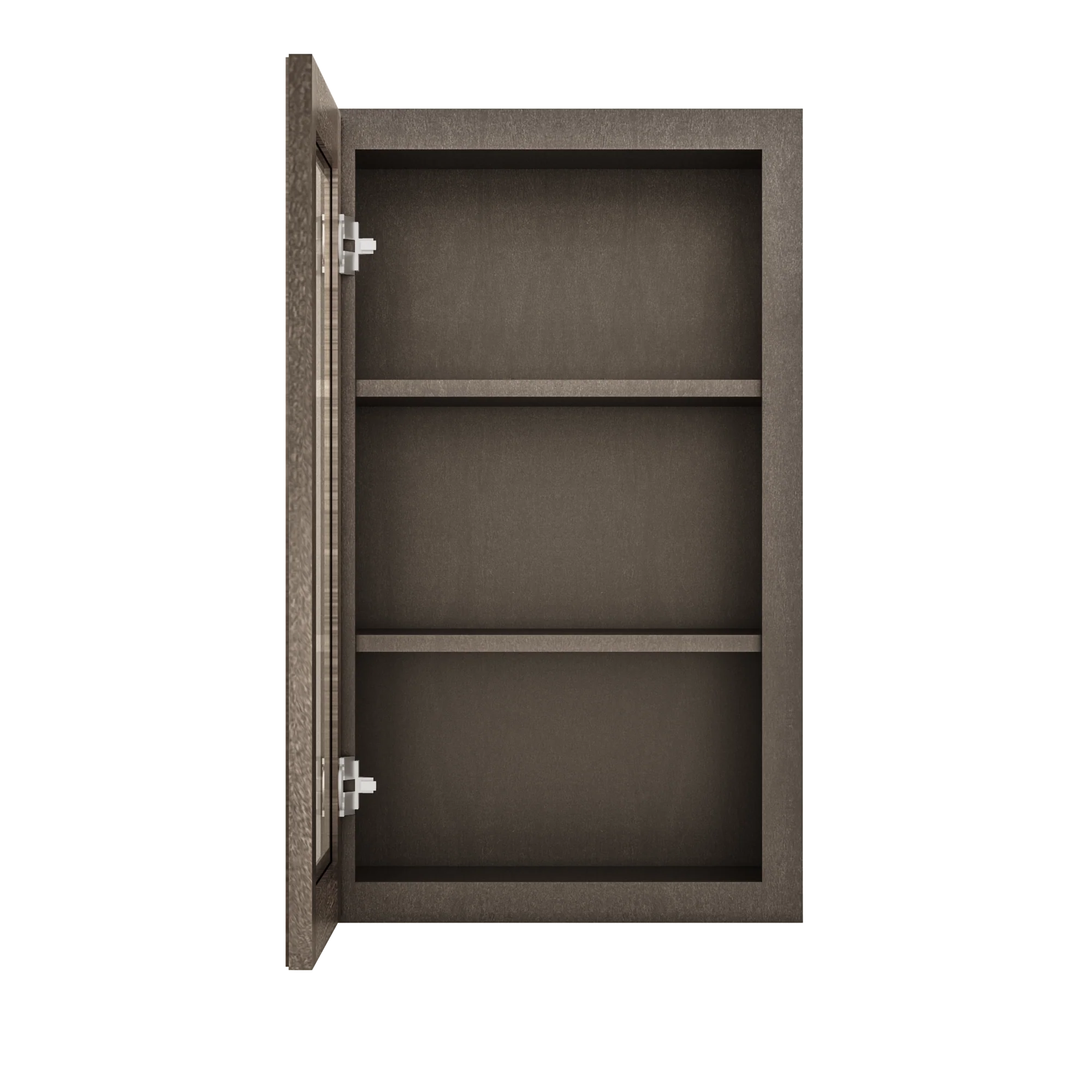 Frosted Glass Door Wall Kitchen Cabinet WMD1830 Milan Slate 18 in. width 30 in. height 12 in. depth - Image 5