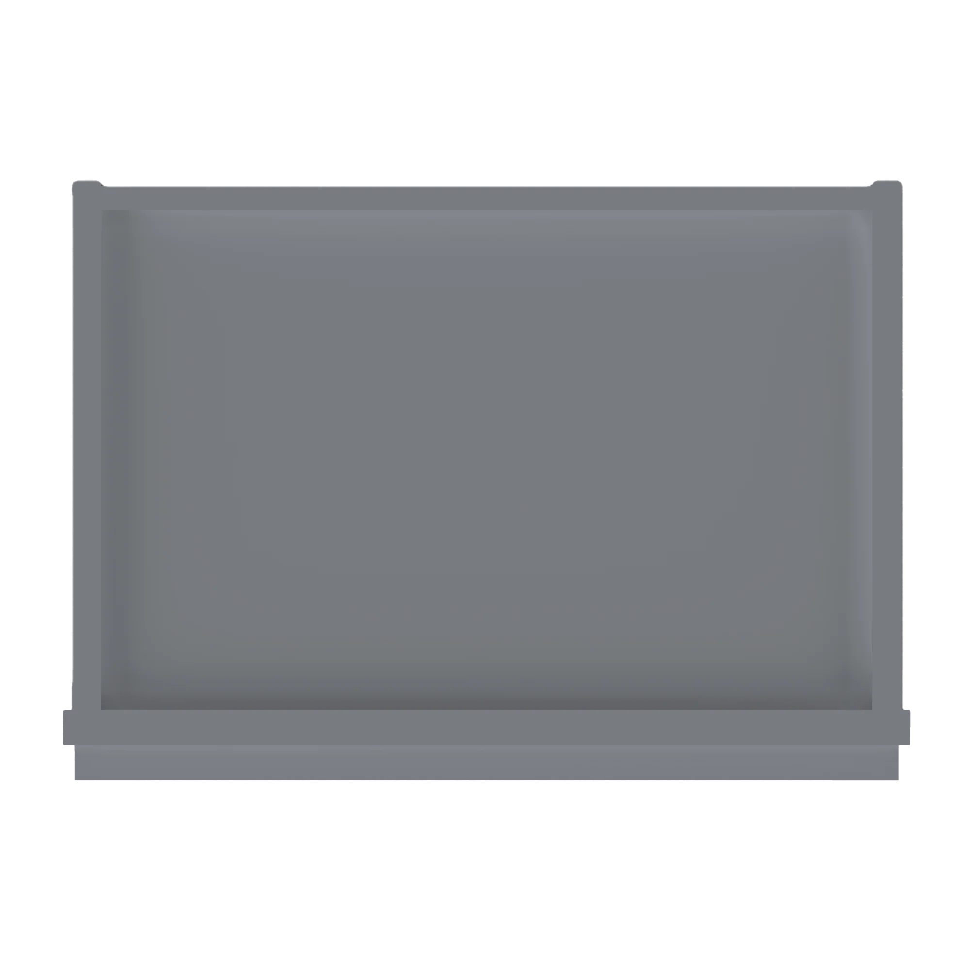 Frosted Glass Door Wall Kitchen Cabinet WMD1836 Colonial Gray LessCare 18 in. width 36 in. height 12 in. depth - Image 6