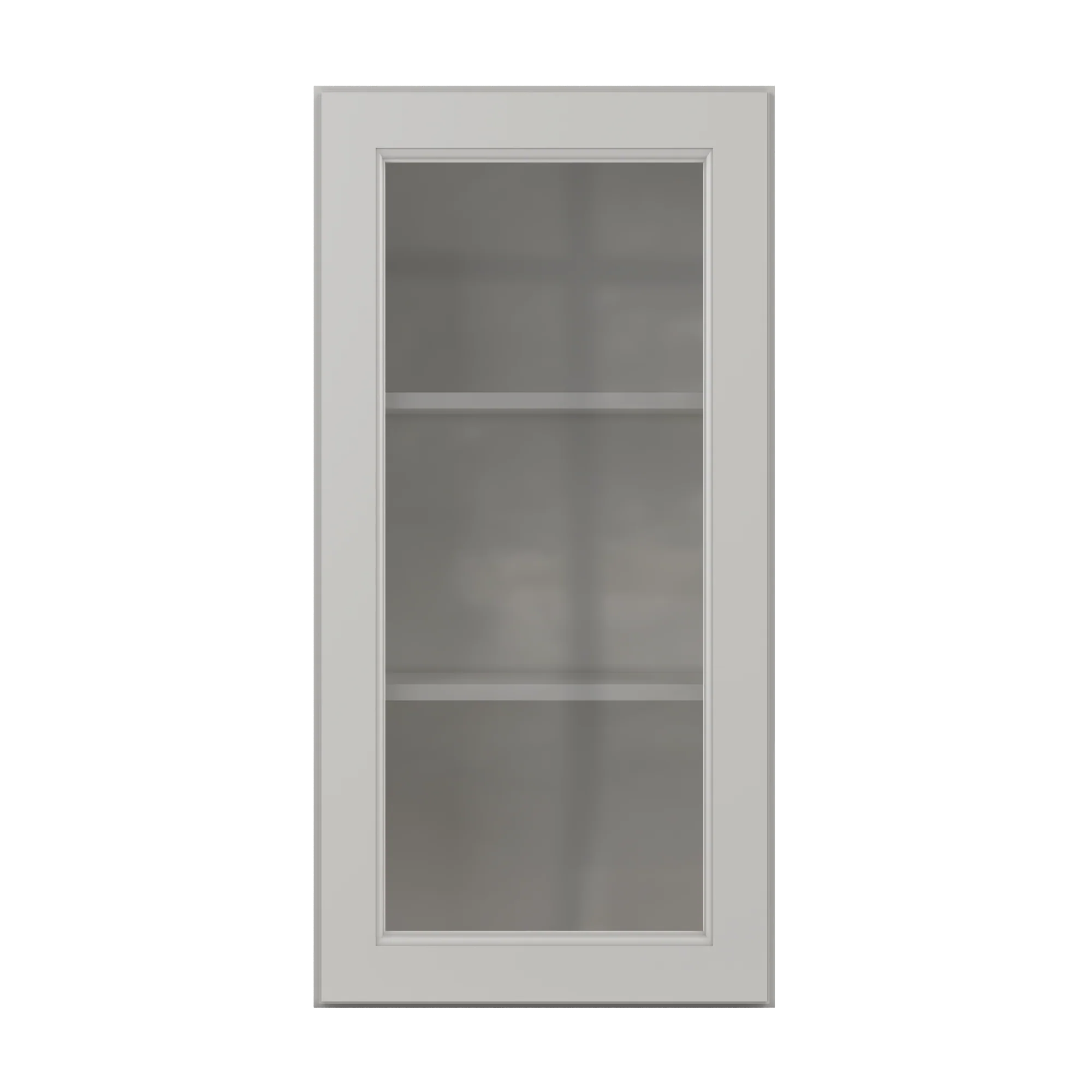 Frosted Glass Door Wall Kitchen Cabinet WMD1836 Milan Pearl 18 in. width 36 in. height 12 in. depth - Image 3
