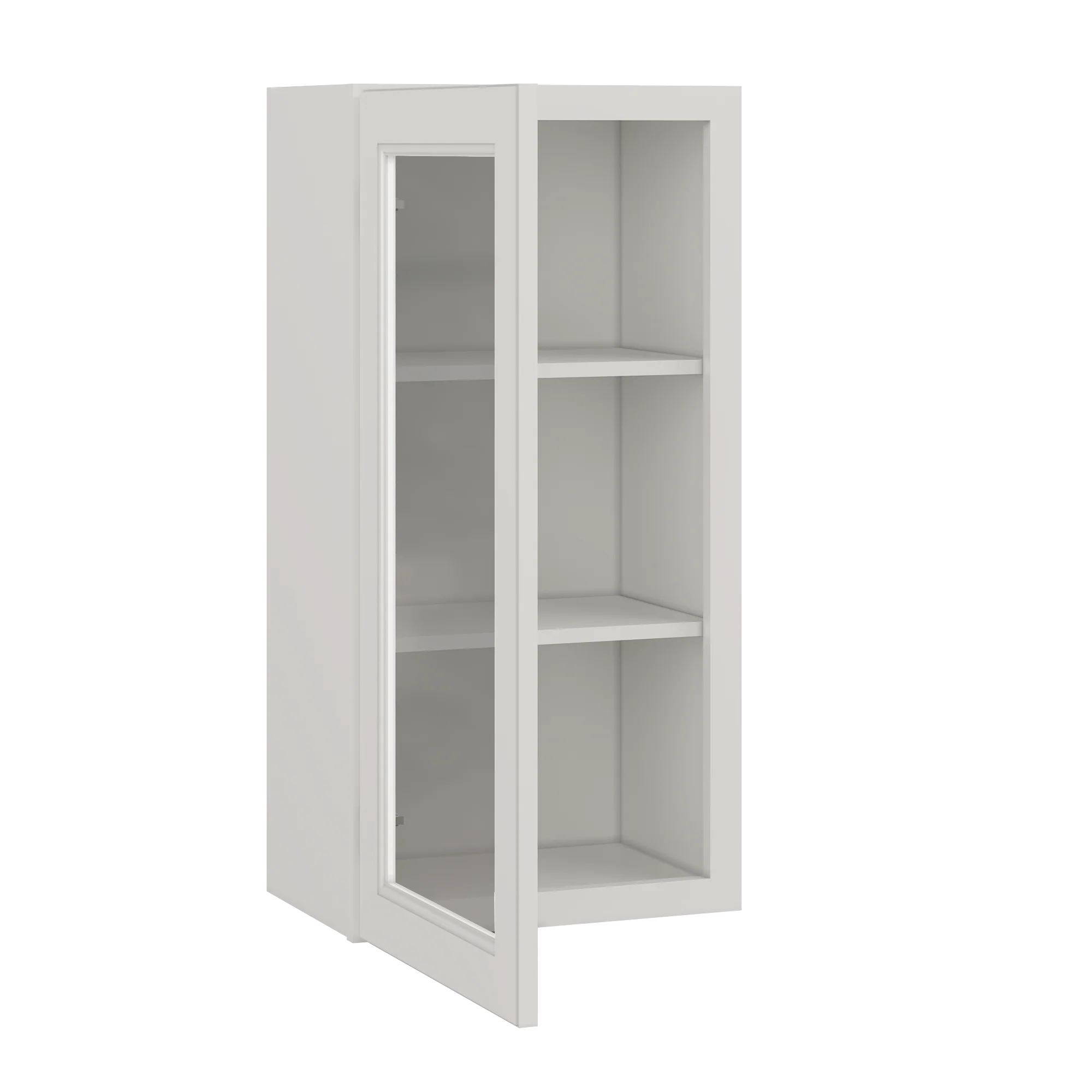Frosted Glass Door Wall Kitchen Cabinet WMD1836 Milan Pearl 18 in. width 36 in. height 12 in. depth - Image 4