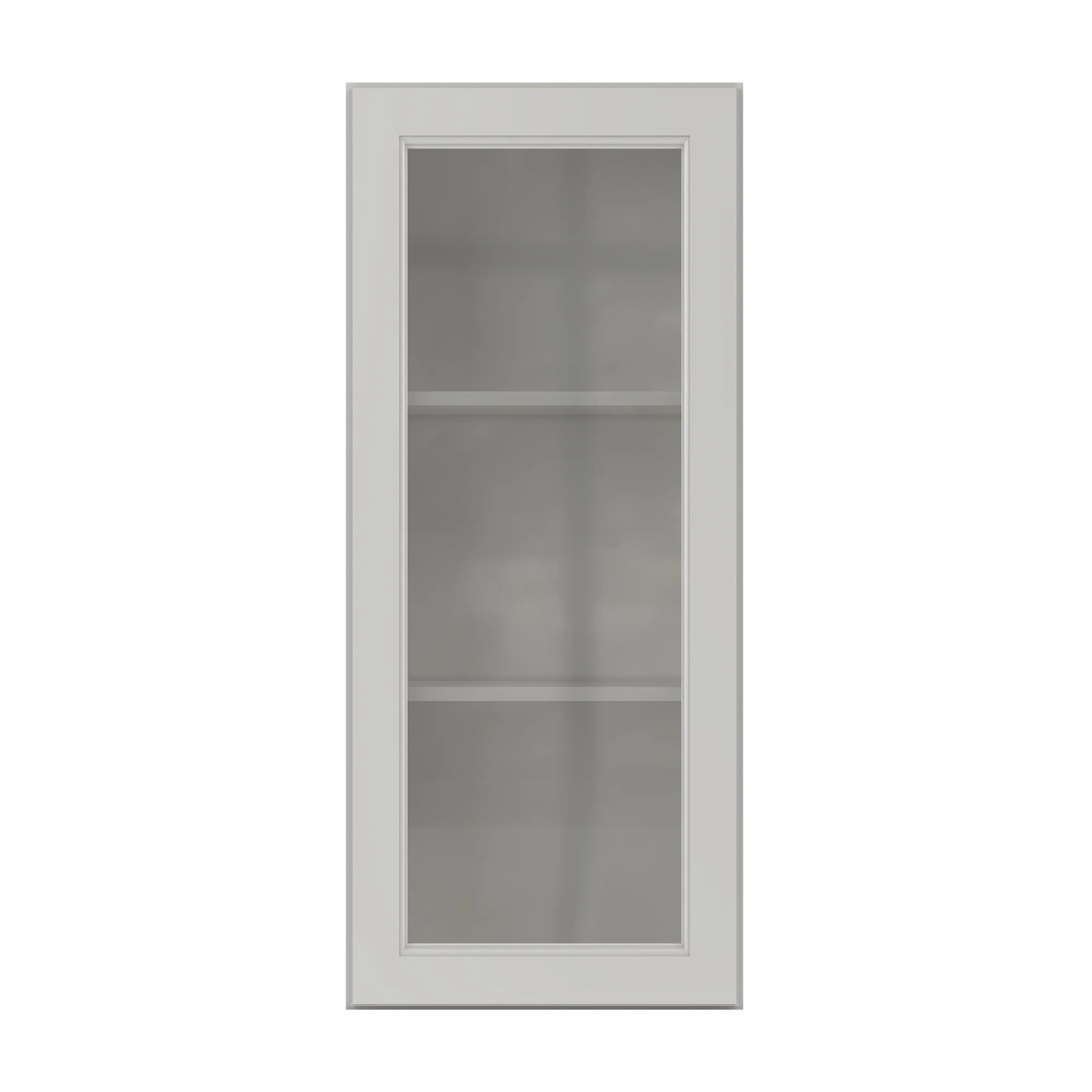 Frosted Glass Door Wall Kitchen Cabinet WMD1842 Milan Pearl 18 in. width 42 in. height 12 in. depth - Image 3
