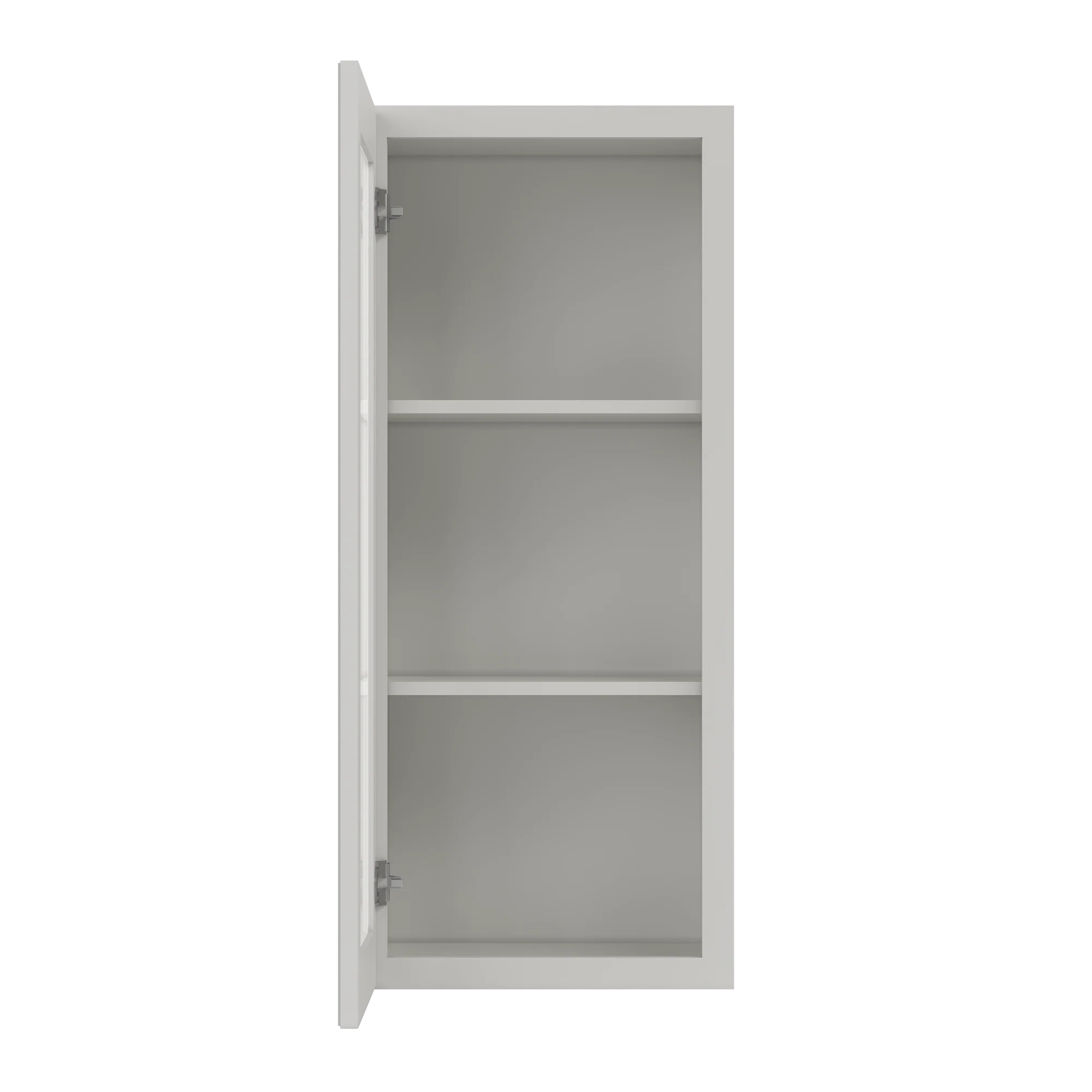 Frosted Glass Door Wall Kitchen Cabinet WMD1842 Milan Pearl 18 in. width 42 in. height 12 in. depth - Image 5