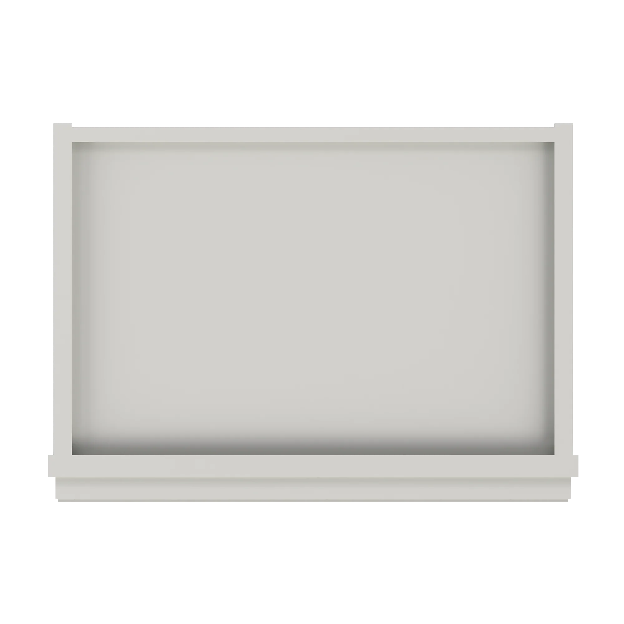 Frosted Glass Door Wall Kitchen Cabinet WMD1842 Milan Pearl 18 in. width 42 in. height 12 in. depth - Image 6