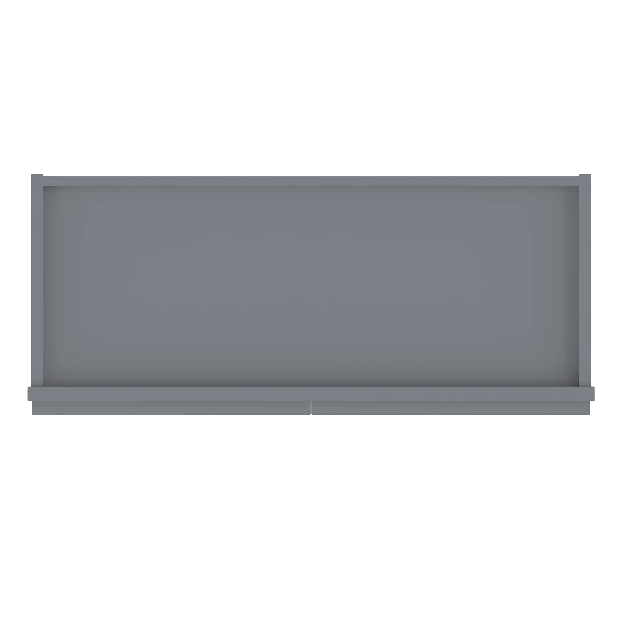 Frosted Glass Door Wall Kitchen Cabinet WMD3030 Colonial Gray LessCare 30 in. width 30 in. height 12 in. depth - Image 6