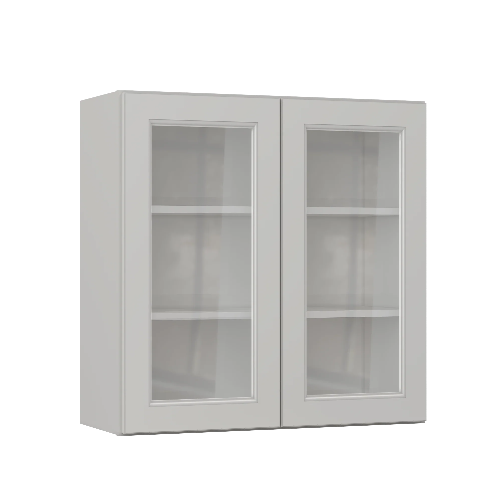 Frosted Glass Door Wall Kitchen Cabinet WMD3030 Milan Pearl 30 in. width 30 in. height 12 in. depth - Image 2