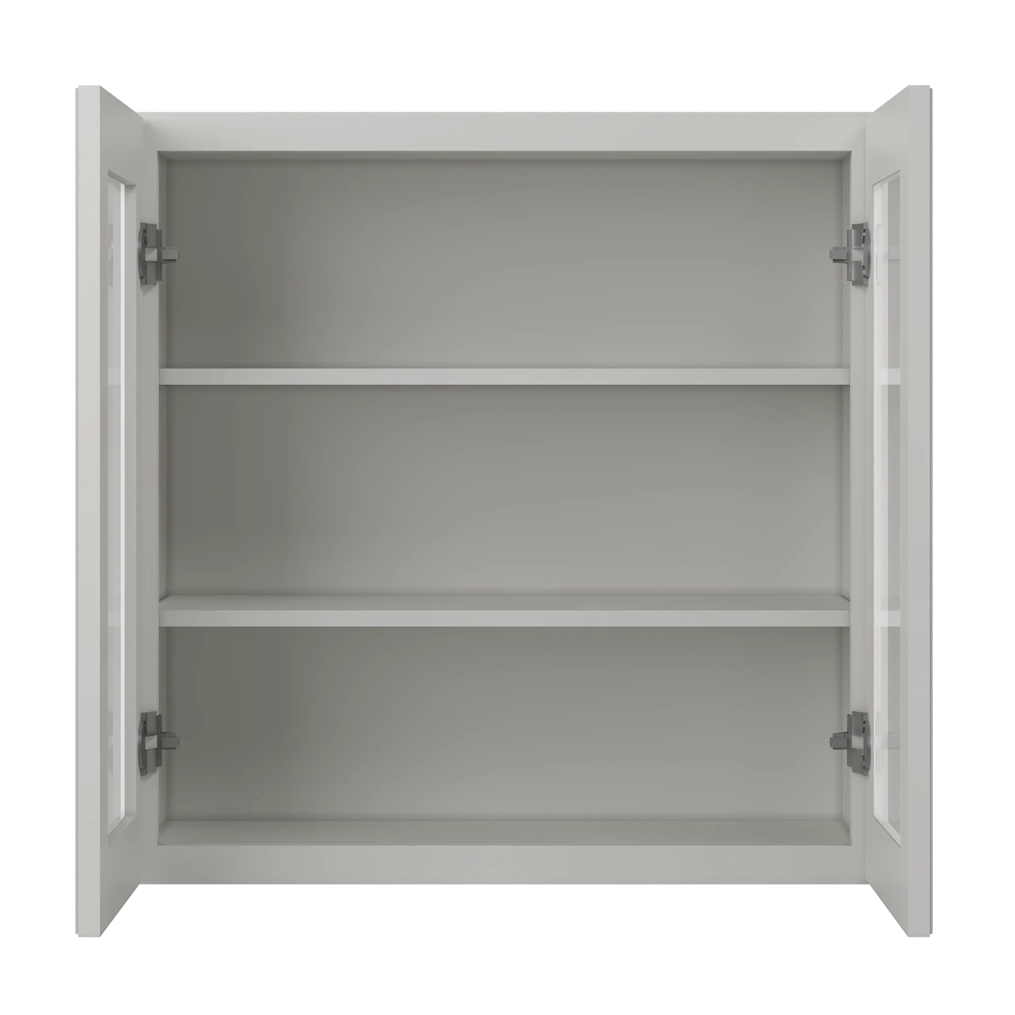 Frosted Glass Door Wall Kitchen Cabinet WMD3030 Milan Pearl 30 in. width 30 in. height 12 in. depth - Image 5