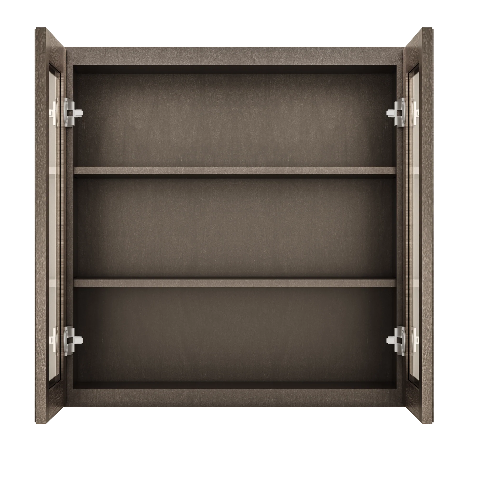 Frosted Glass Door Wall Kitchen Cabinet WMD3030 Milan Slate 30 in. width 30 in. height 12 in. depth - Image 5