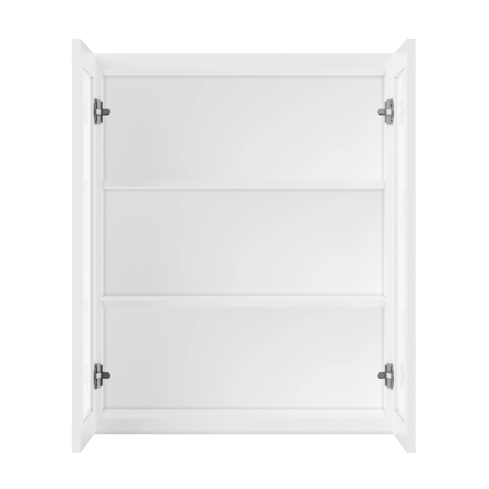 Frosted Glass Door Wall Kitchen Cabinet WMD3036 Alpina White LessCare 30 in. width 36 in. height 12 in. depth - Image 5