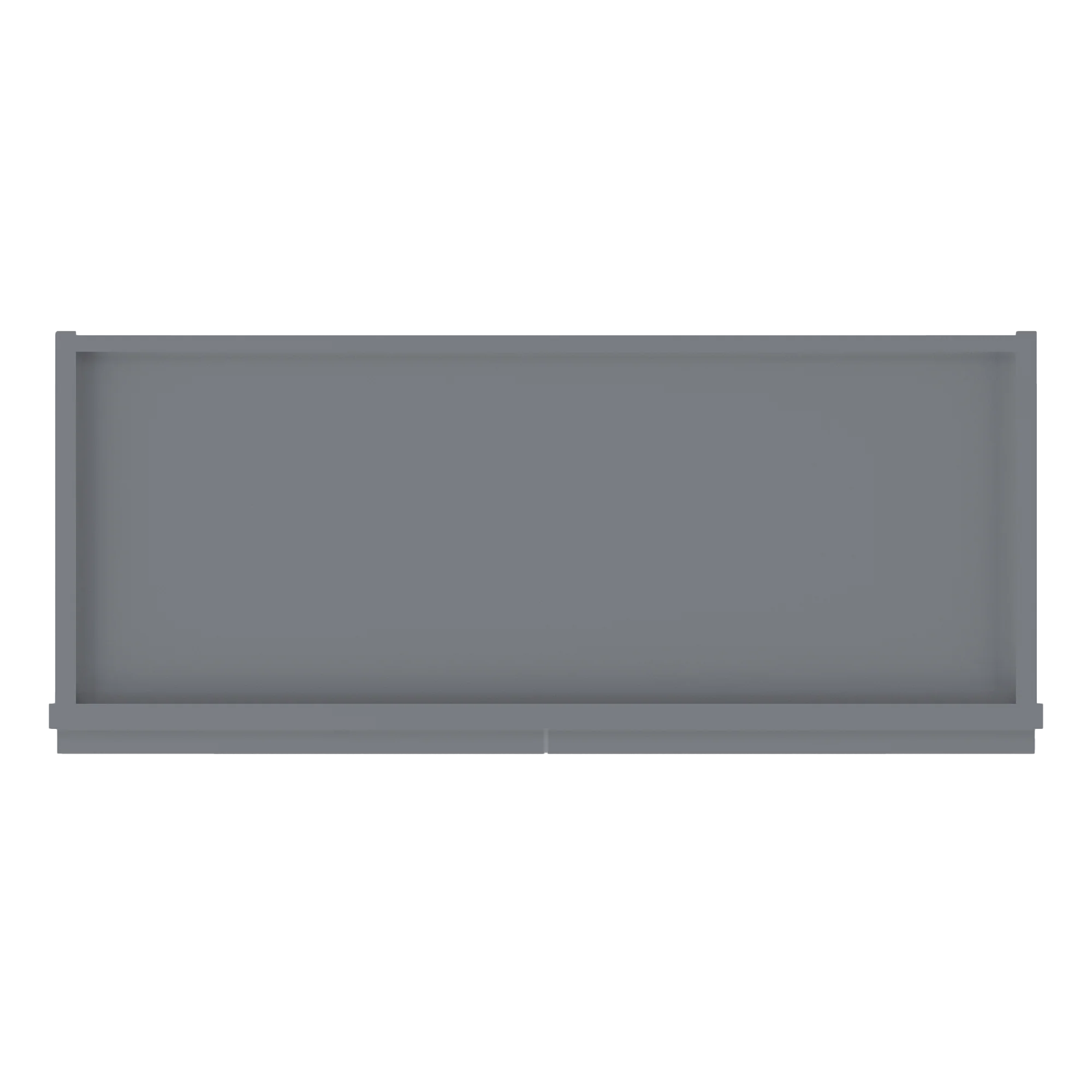 Frosted Glass Door Wall Kitchen Cabinet WMD3036 Colonial Gray LessCare 30 in. width 36 in. height 12 in. depth - Image 6