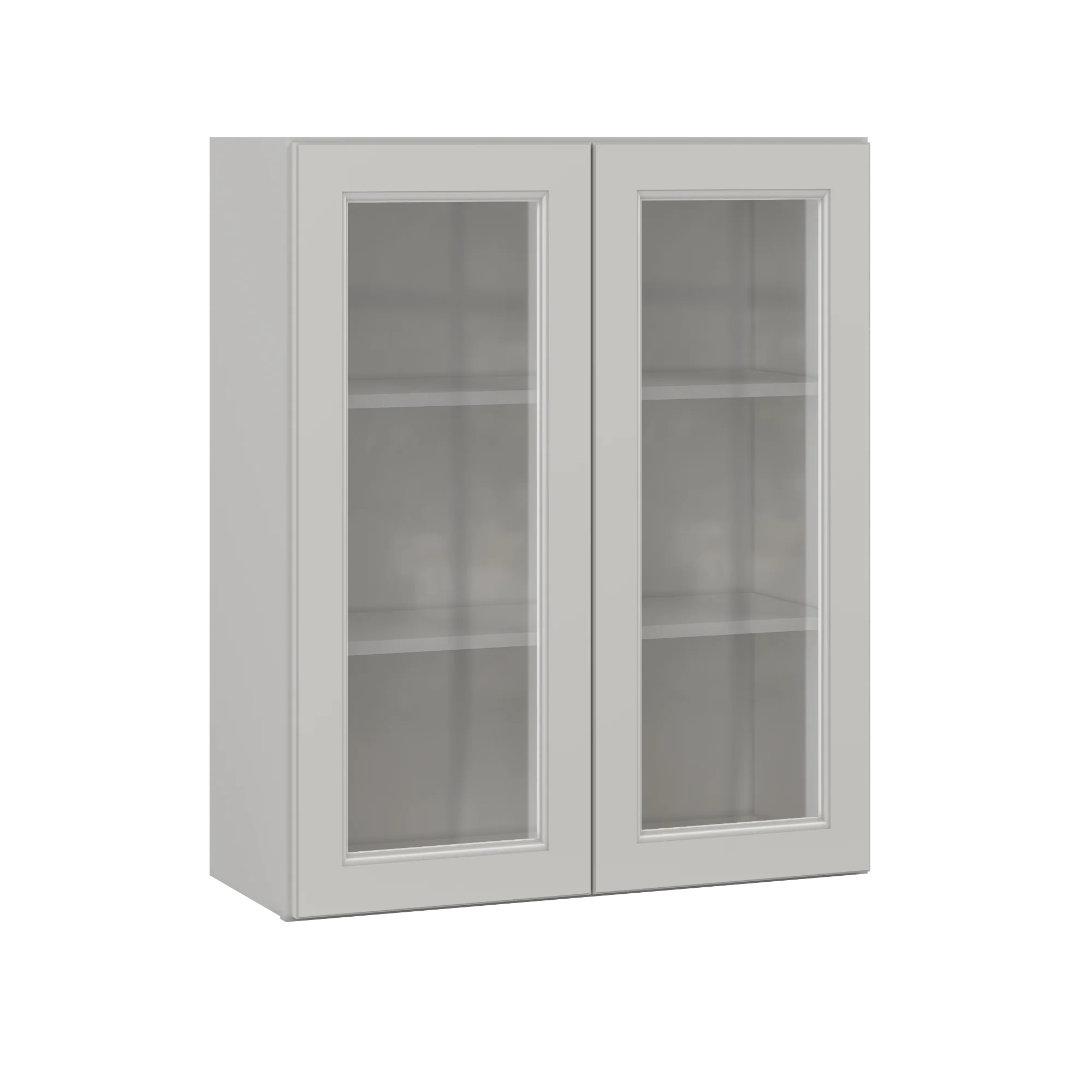 Frosted Glass Door Wall Kitchen Cabinet WMD3036 Milan Pearl 30 in. width 36 in. height 12 in. depth - Image 2