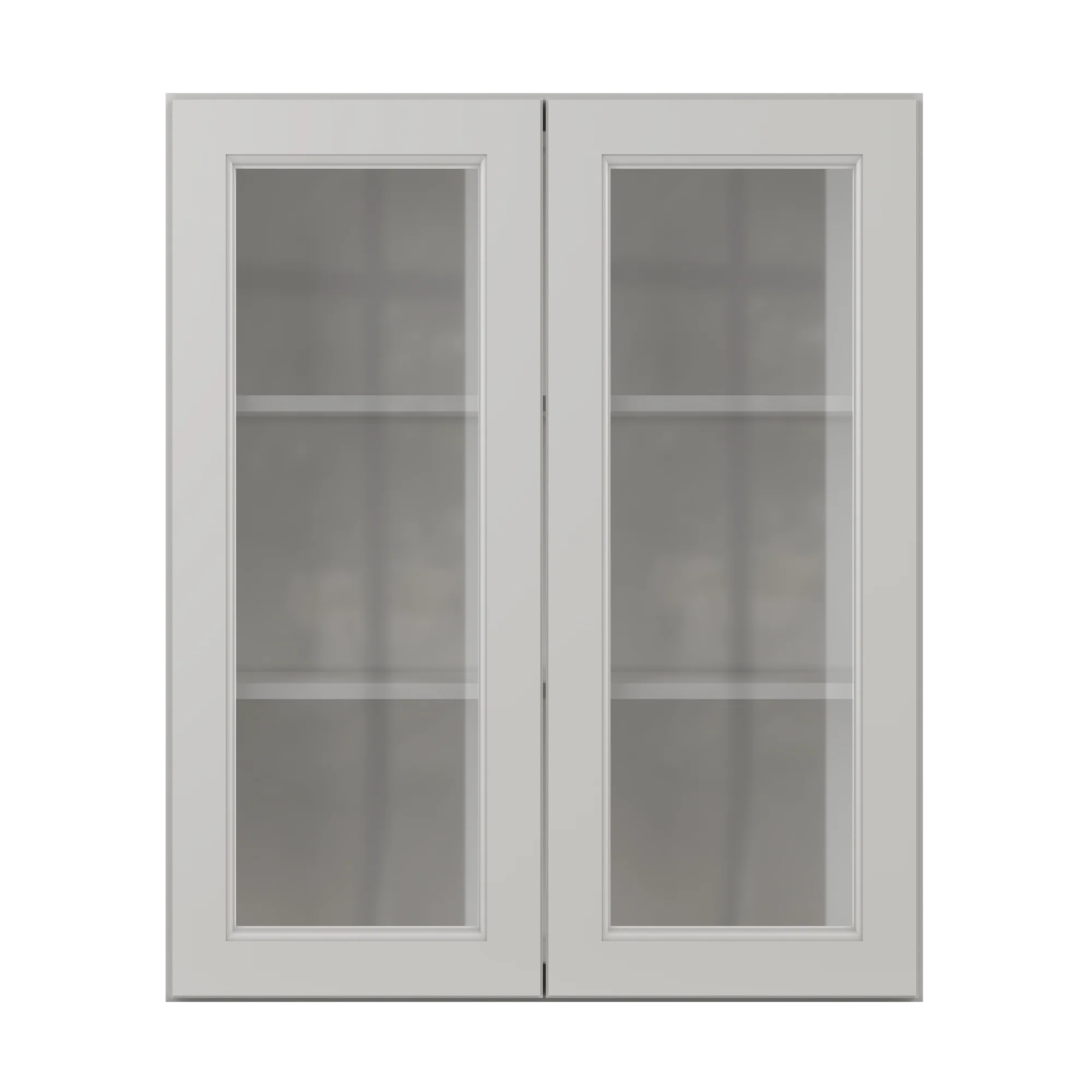 Frosted Glass Door Wall Kitchen Cabinet WMD3036 Milan Pearl 30 in. width 36 in. height 12 in. depth - Image 3