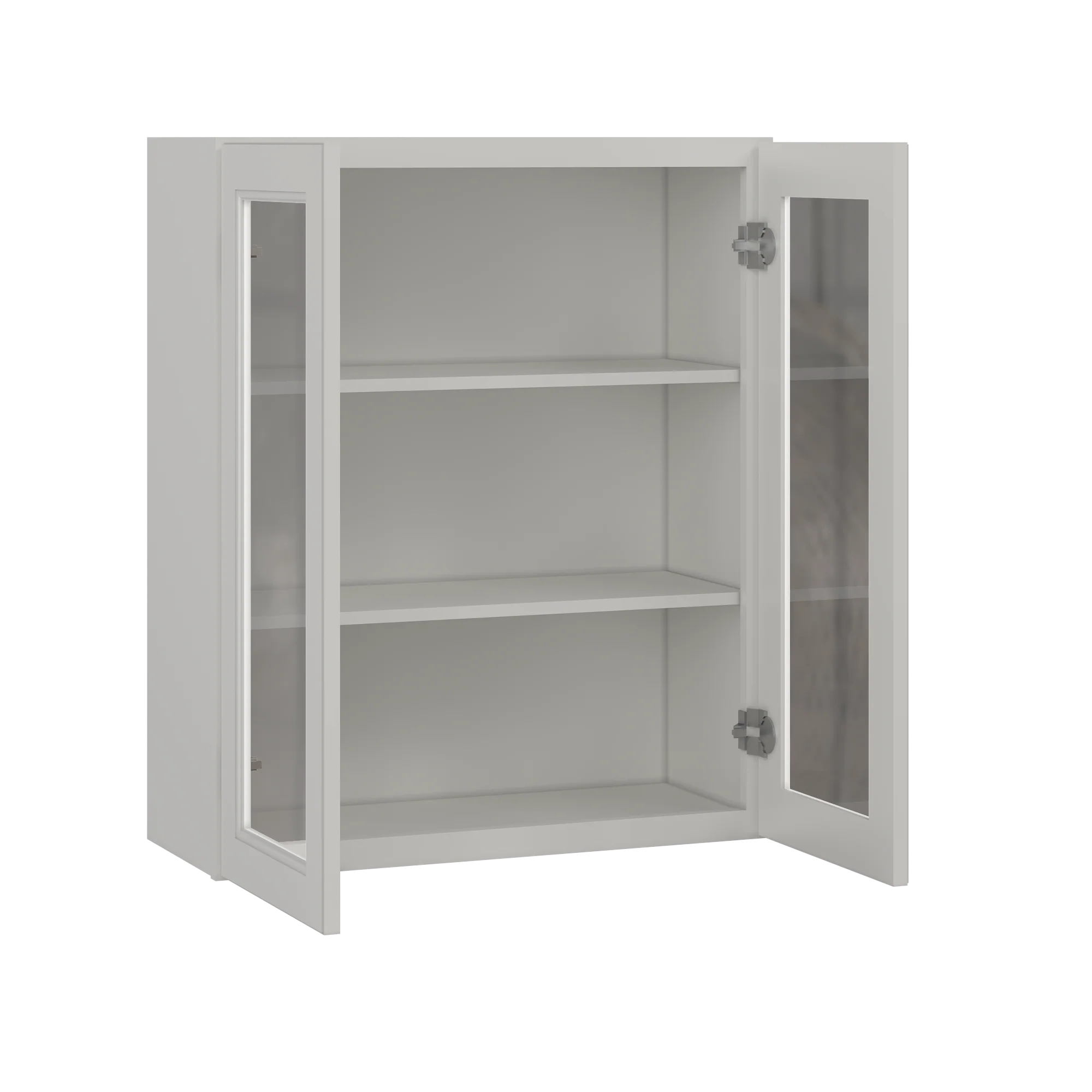 Frosted Glass Door Wall Kitchen Cabinet WMD3036 Milan Pearl 30 in. width 36 in. height 12 in. depth - Image 4