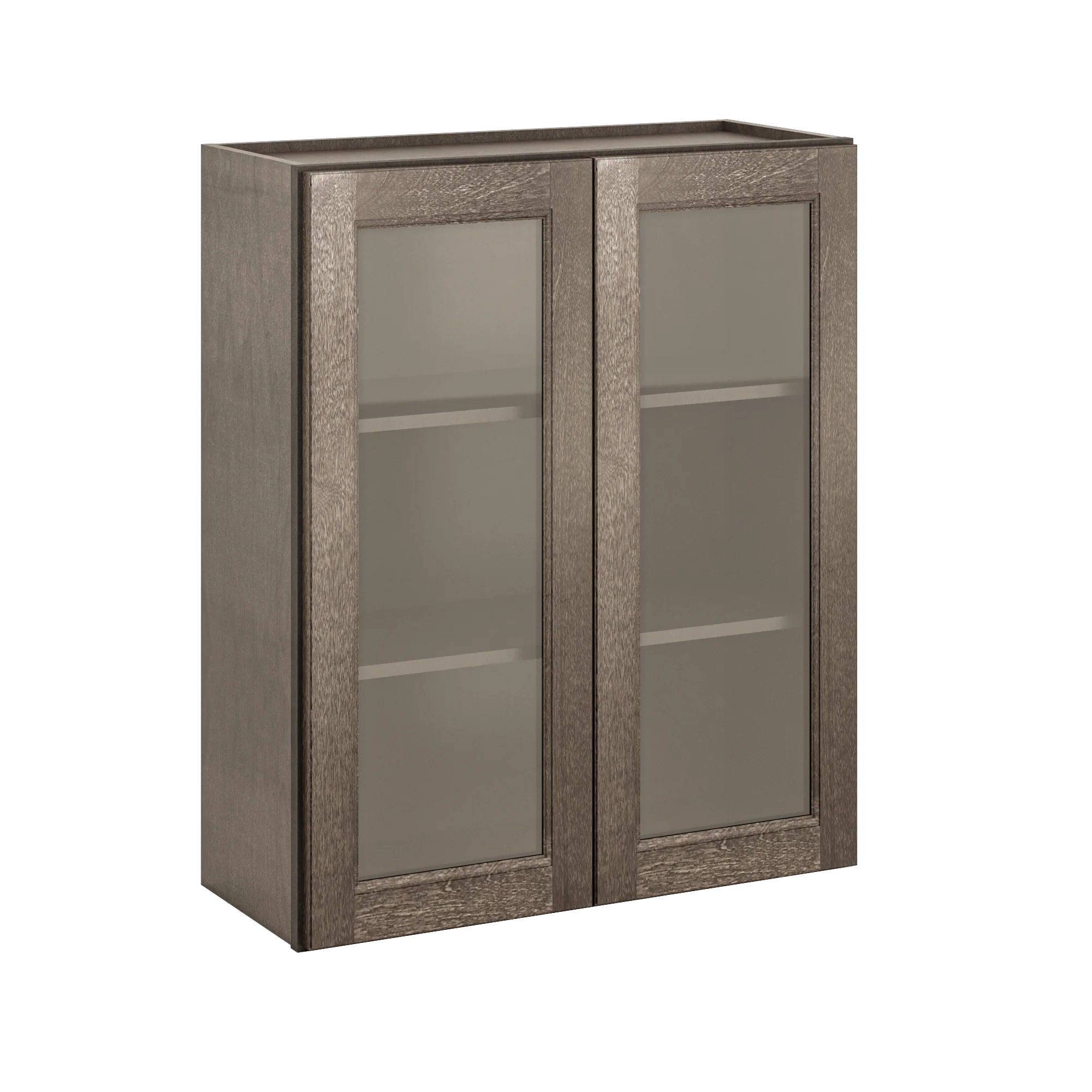 Frosted Glass Door Wall Kitchen Cabinet WMD3036 Milan Slate 30 in. width 36 in. height 12 in. depth - Image 2