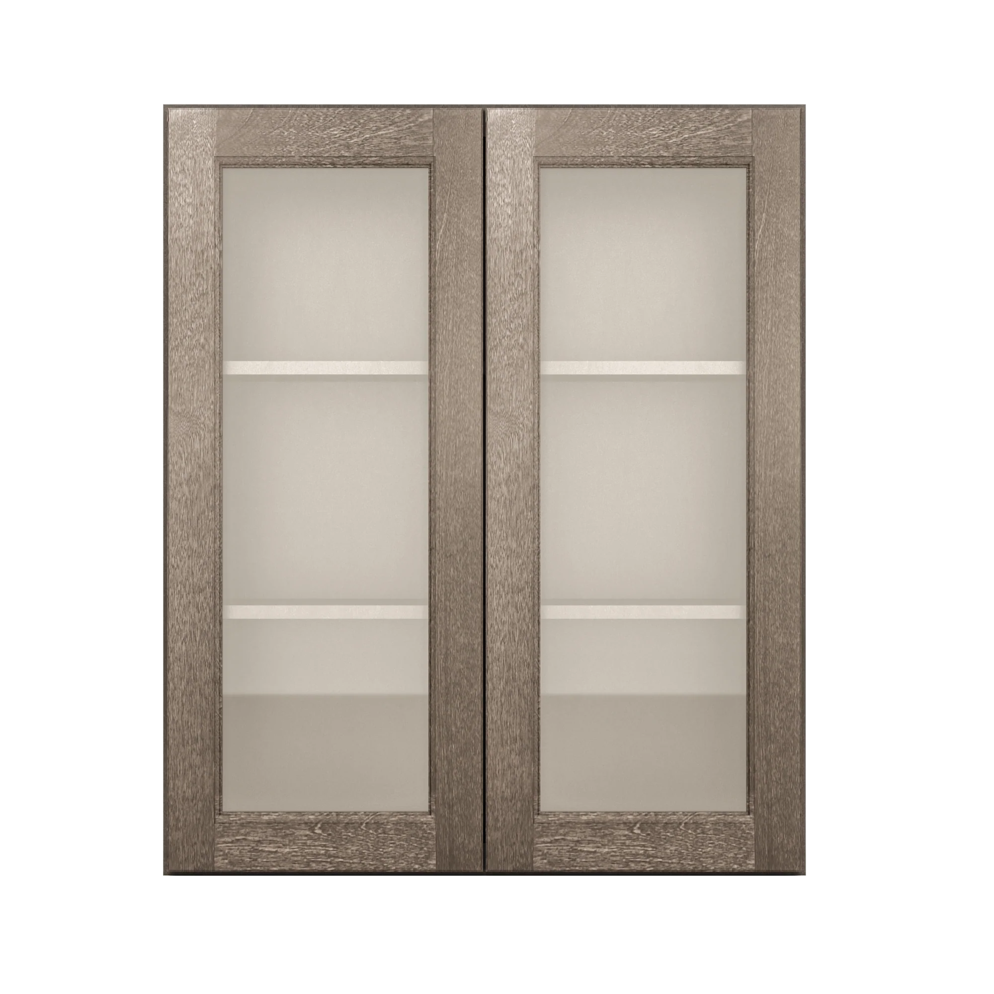 Frosted Glass Door Wall Kitchen Cabinet WMD3036 Milan Slate 30 in. width 36 in. height 12 in. depth - Image 3