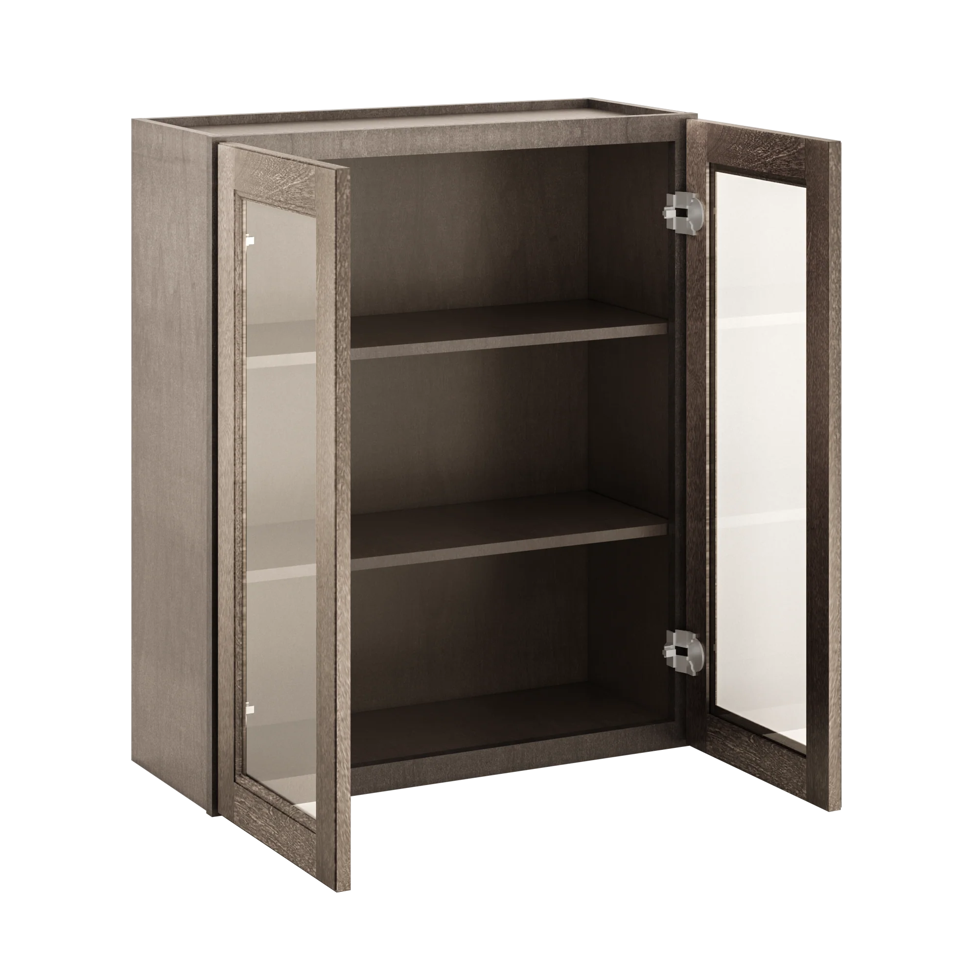 Frosted Glass Door Wall Kitchen Cabinet WMD3036 Milan Slate 30 in. width 36 in. height 12 in. depth - Image 4